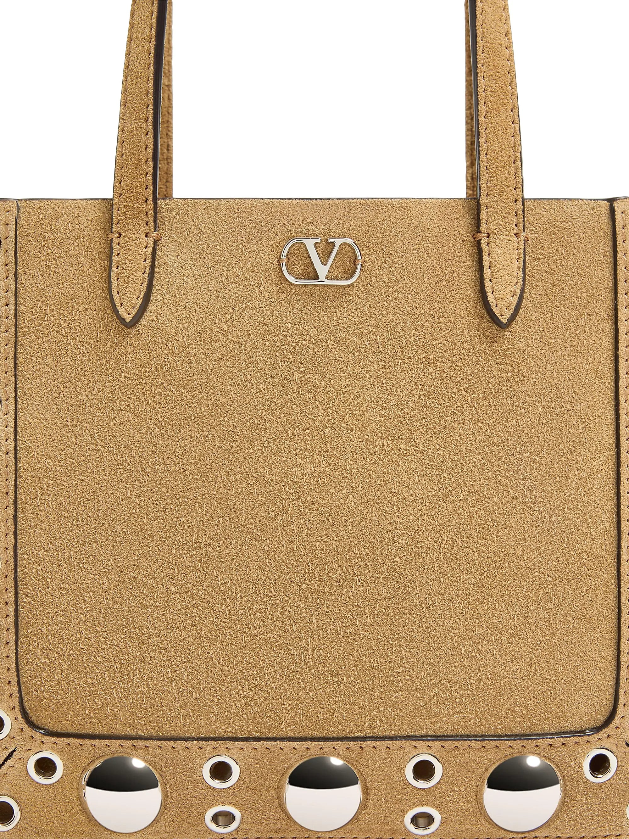 Valentino Garavani Nellcôte Mini Suede Shopping Bag