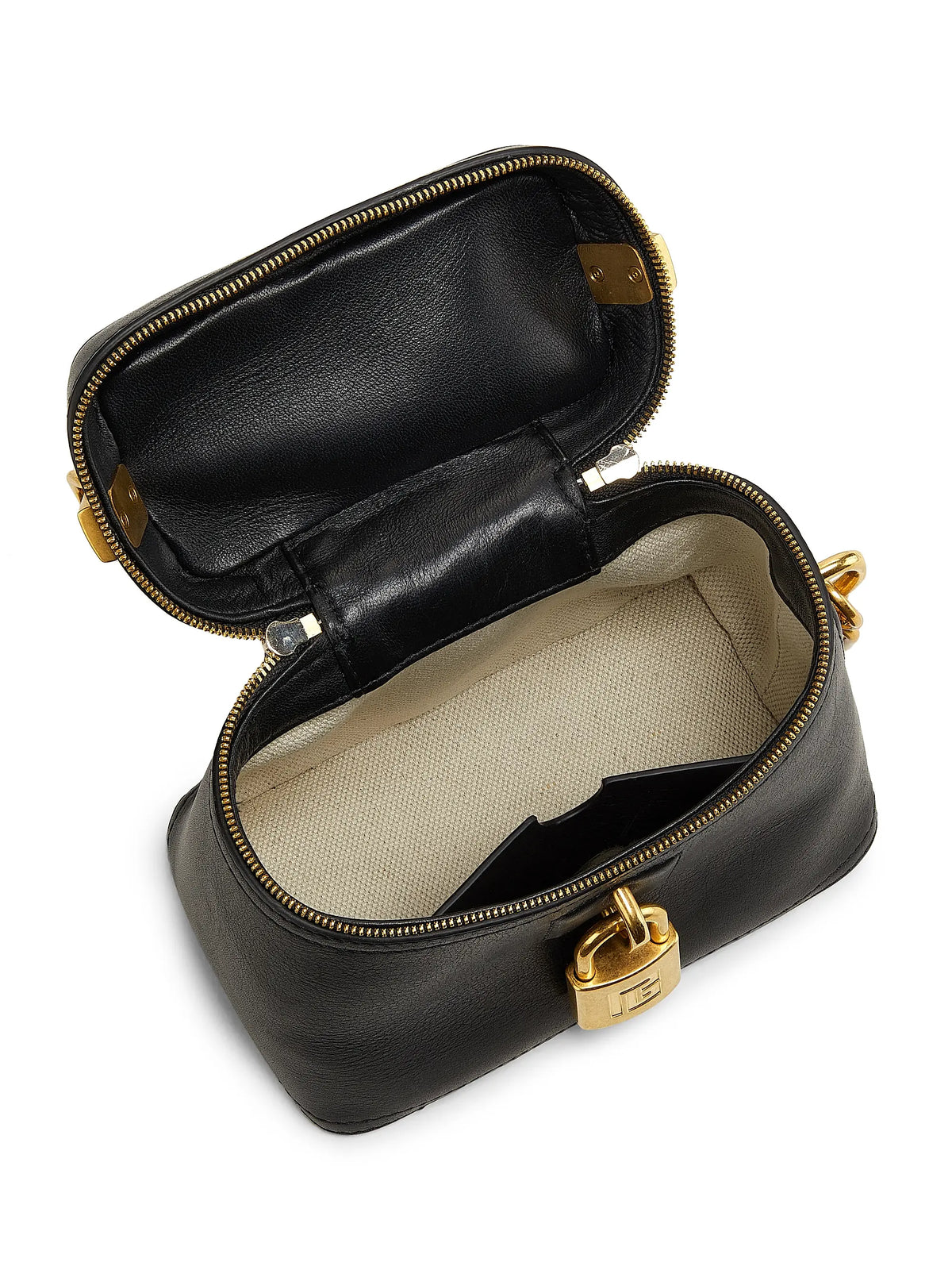Balmain Pulse Leather Vanity Bag