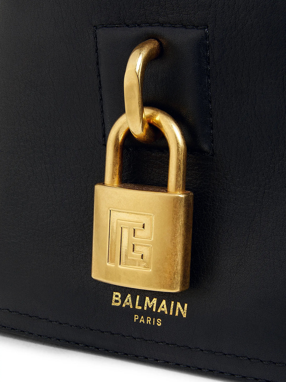 Balmain Pulse Leather Vanity Bag