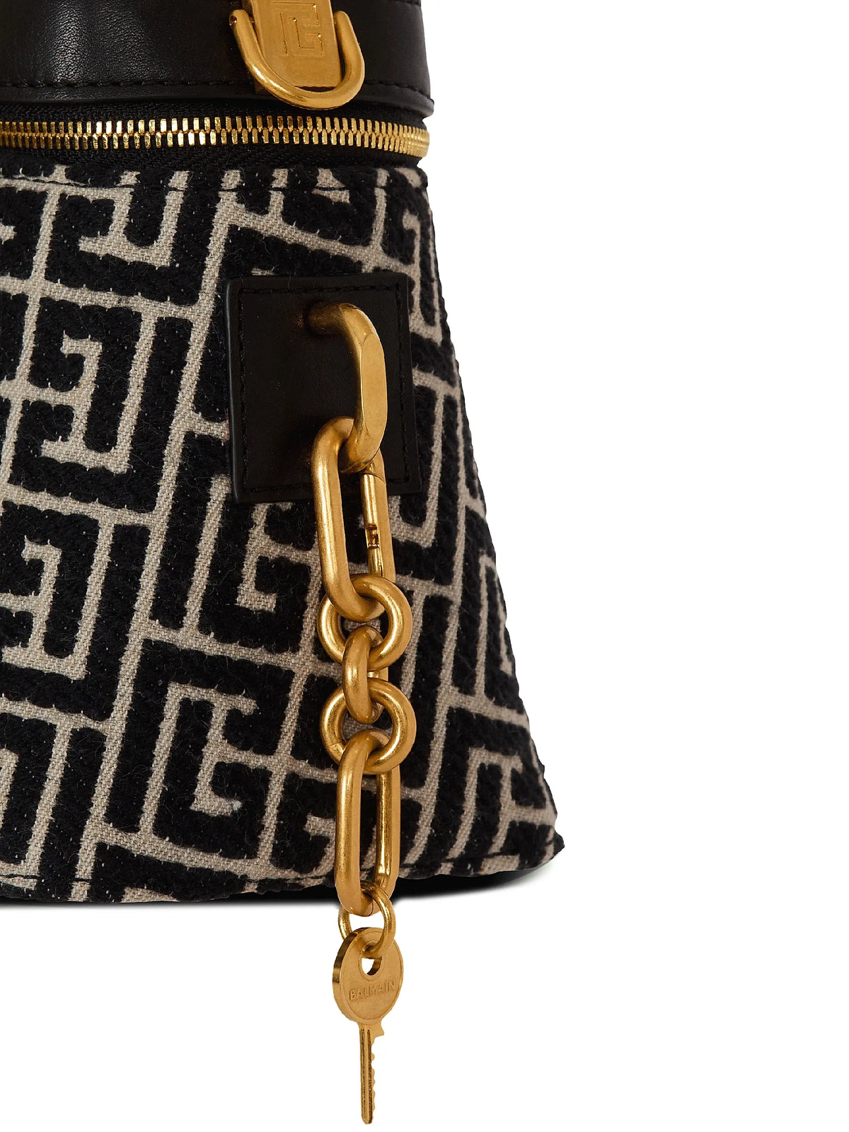 Balmain Pulse Monogram Vanity Bag