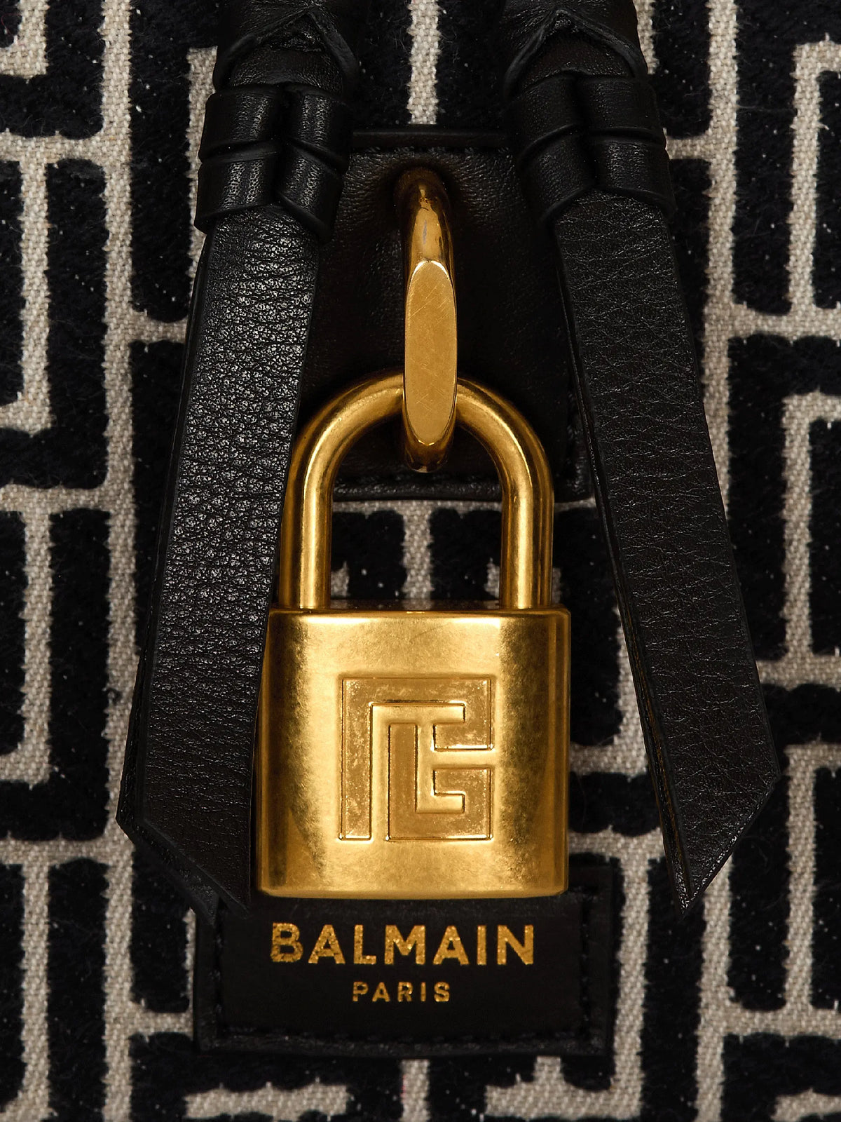 Balmain Pulse Monogram Vanity Bag