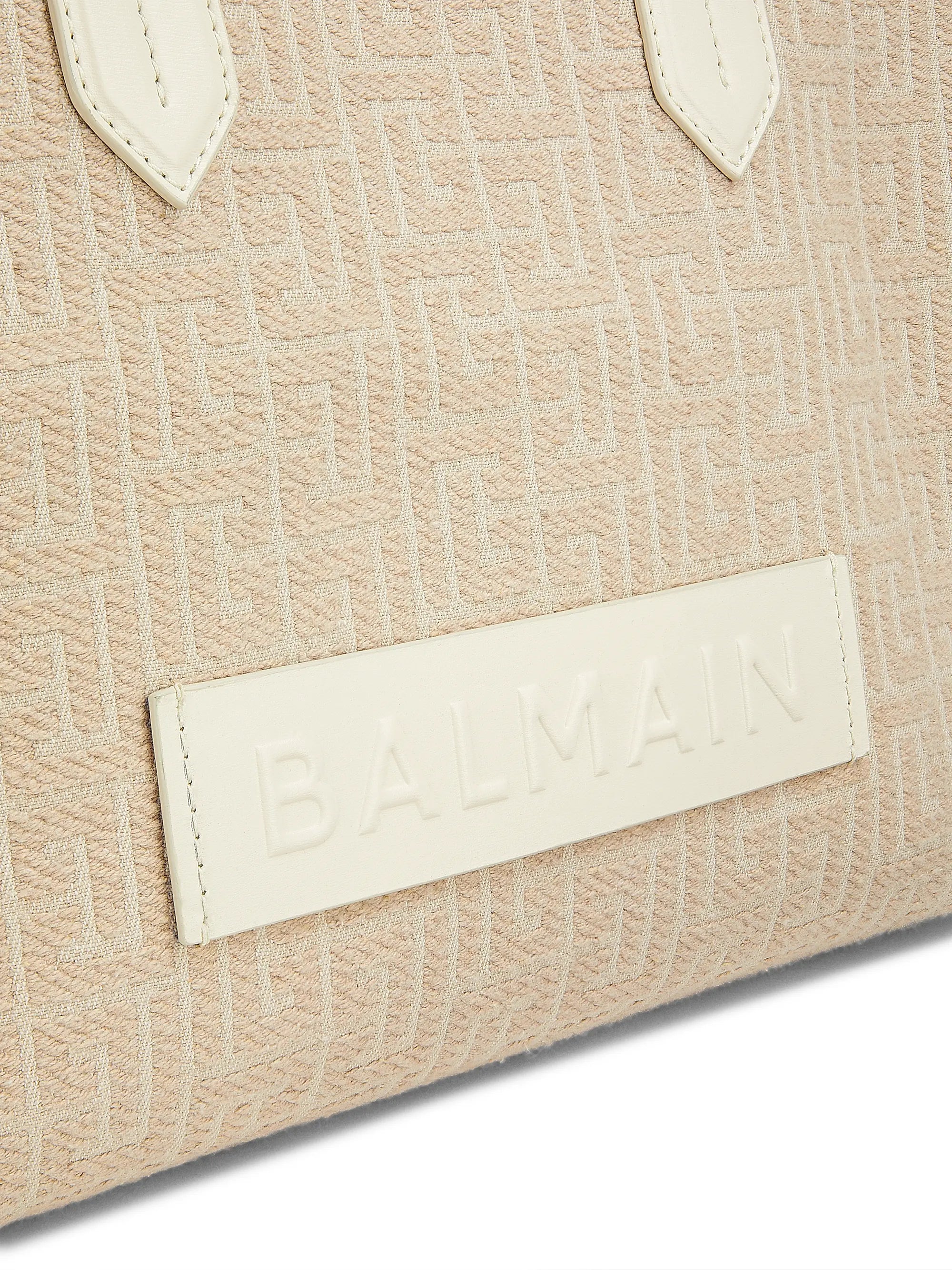 Balmain B-Army Monogram Shopper Tote Bag