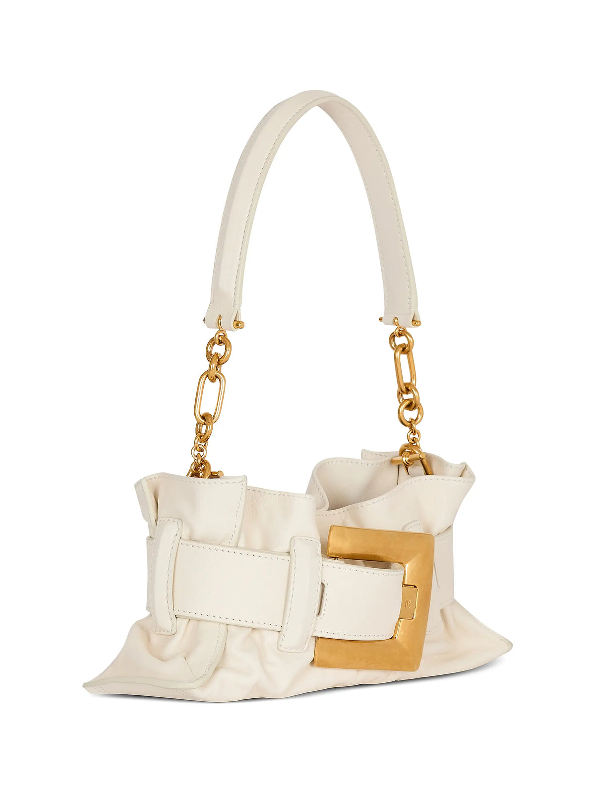 Balmain Mini Anthem Leather Top Handle Bag