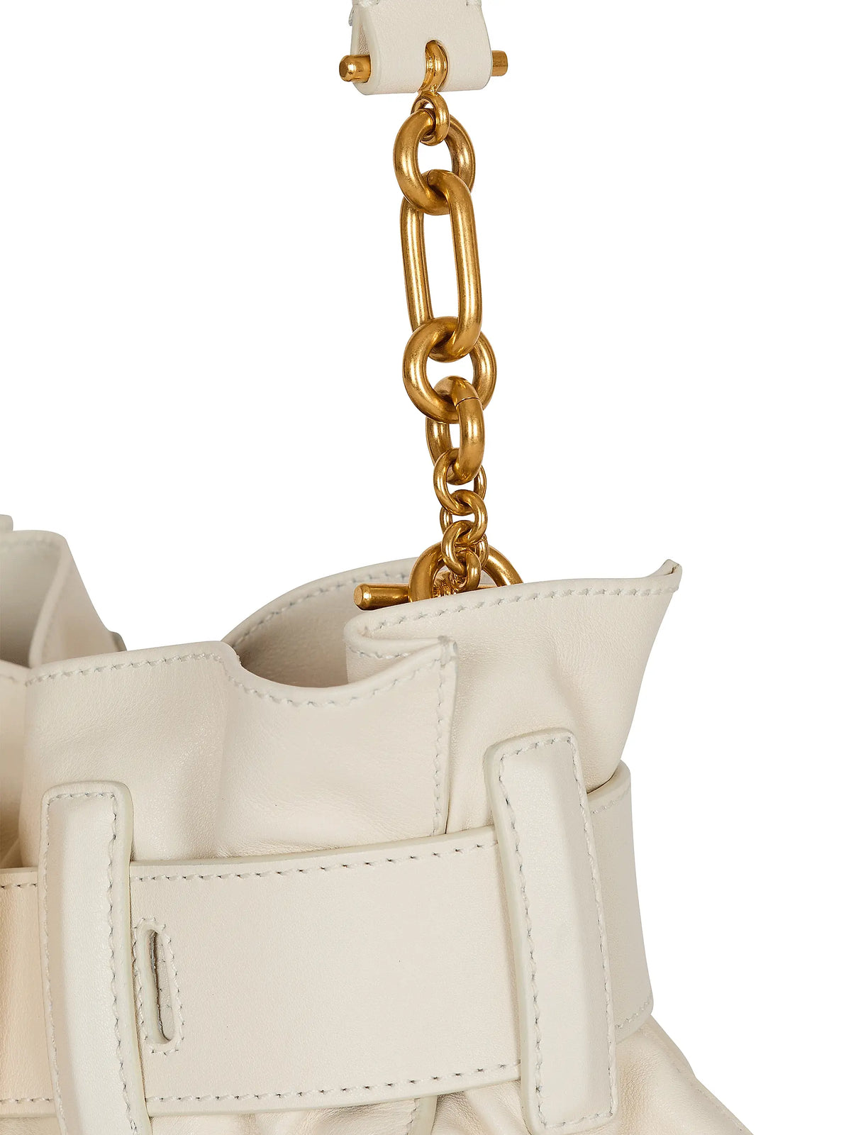Balmain Mini Anthem Leather Top Handle Bag
