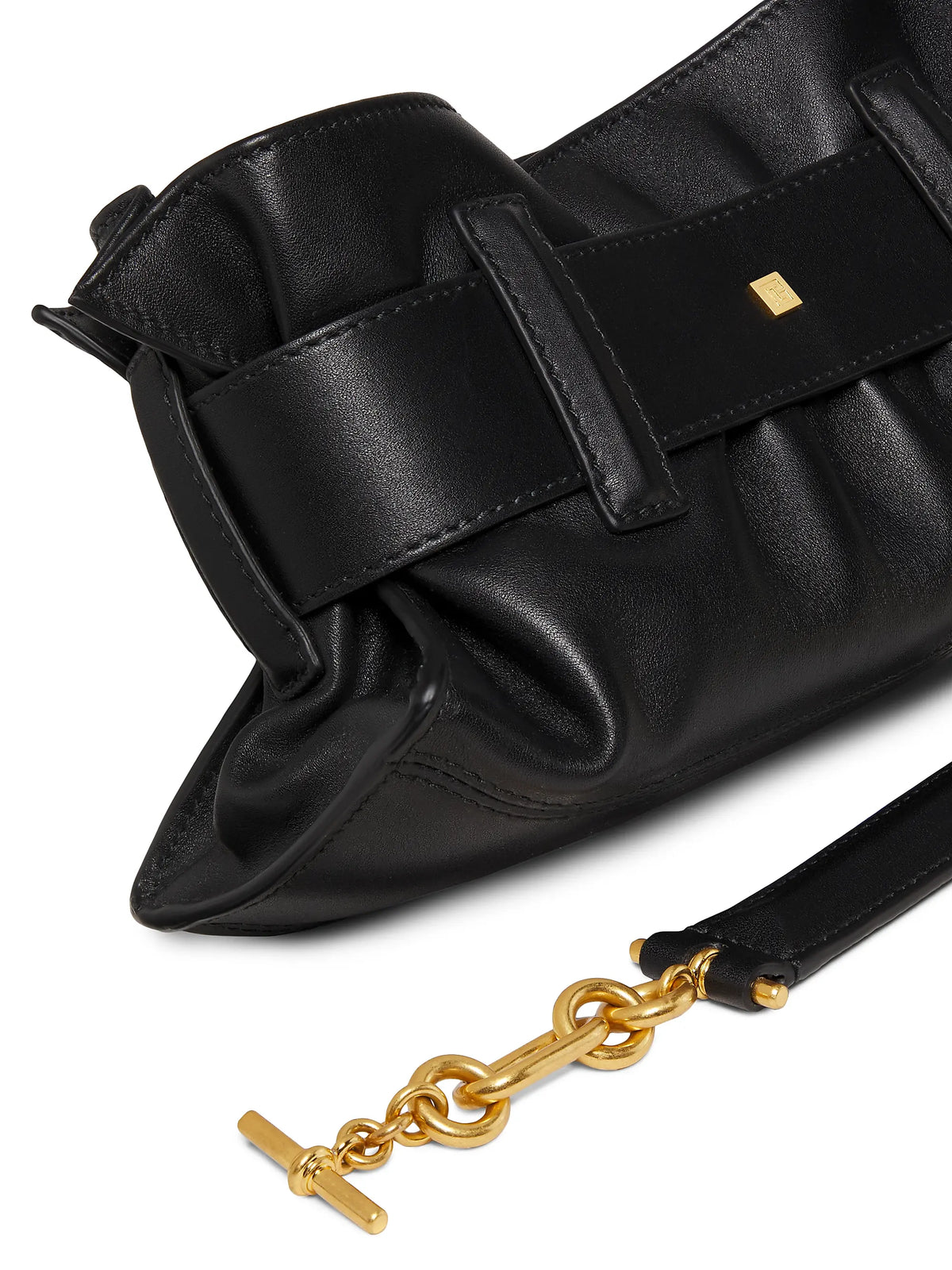 Balmain Mini Anthem Leather Top Handle Bag