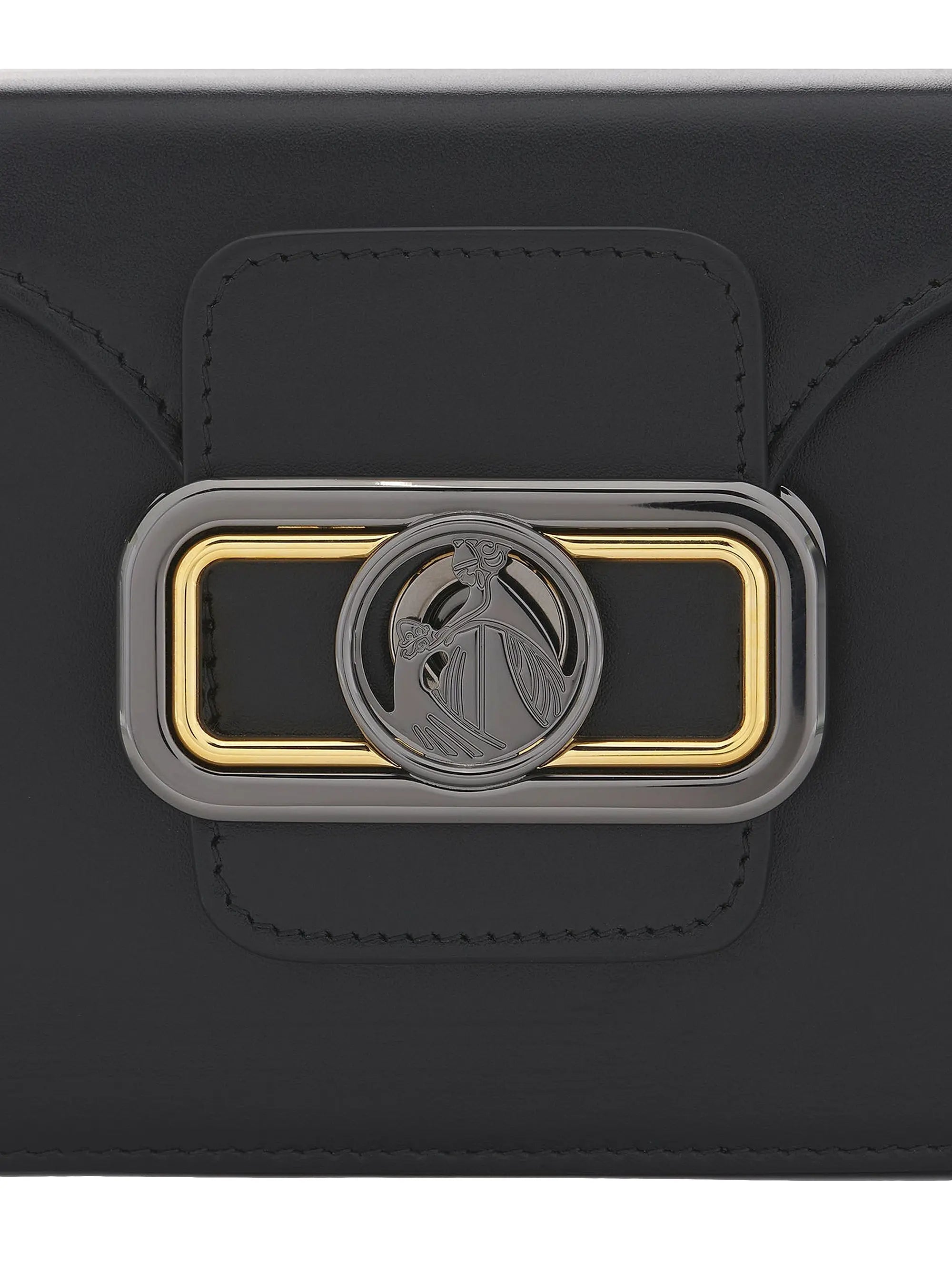Lanvin Medium Leather Pencil Cat Top Handle Bag