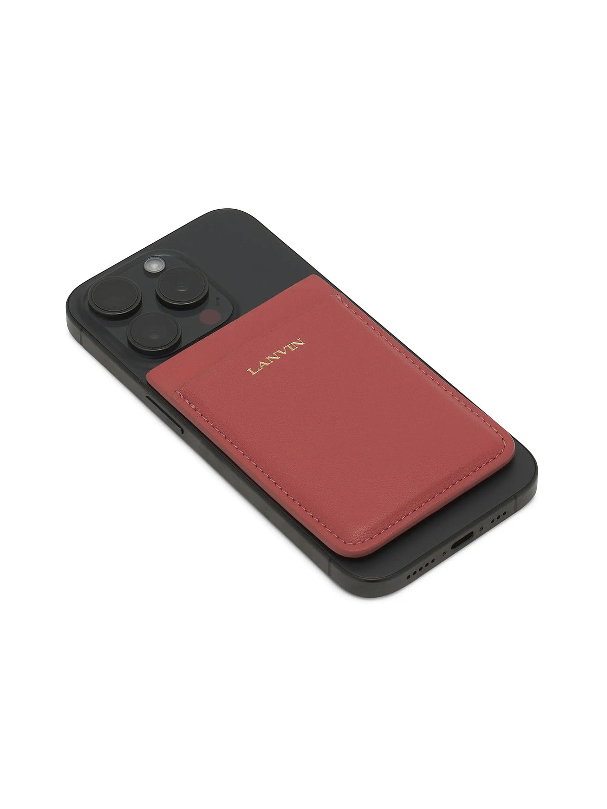 Lanvin Magnetic Leather Cardholder