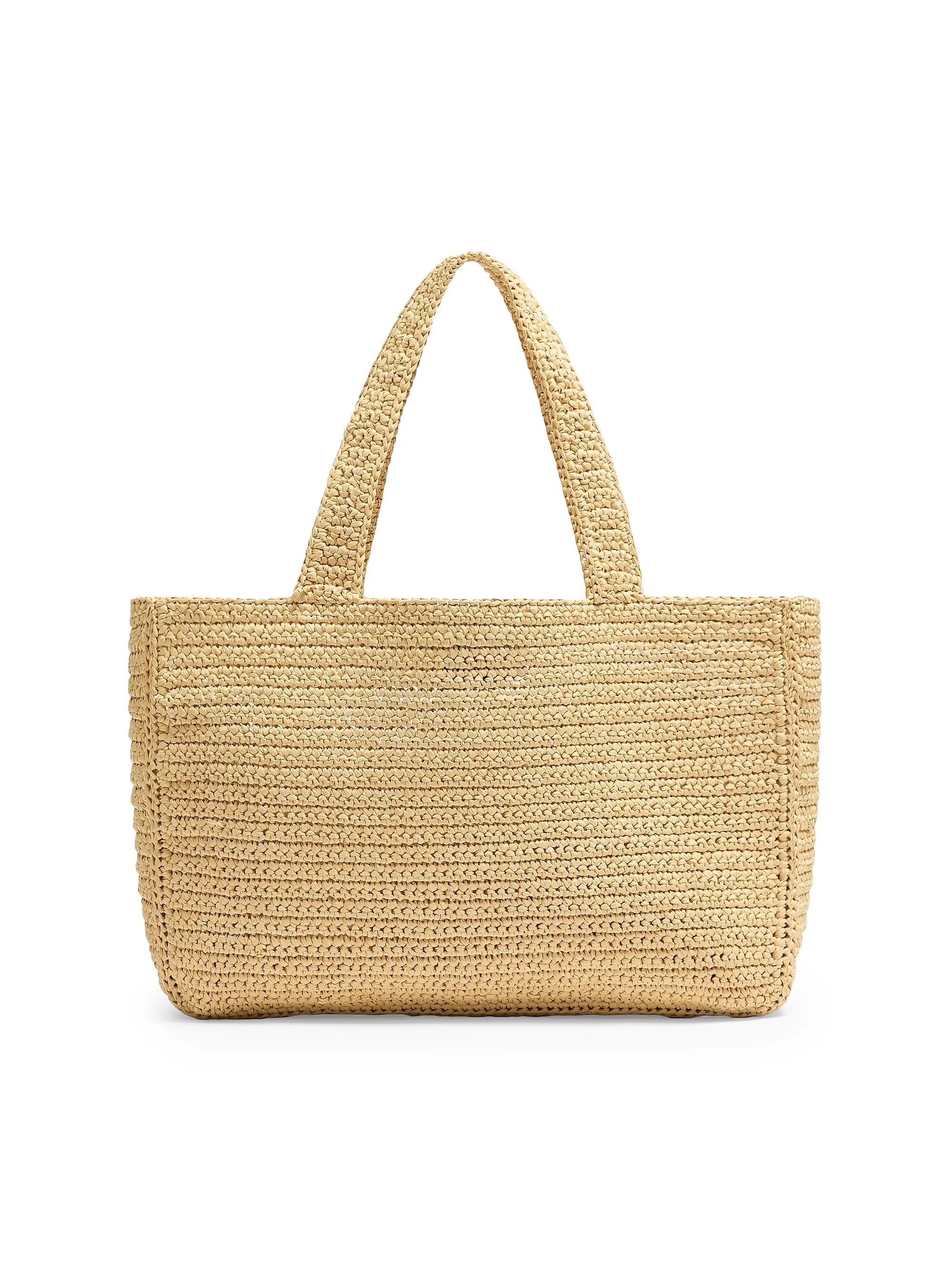 Valentino Garavani Viva Superstar Large Raffia Shopping Bag