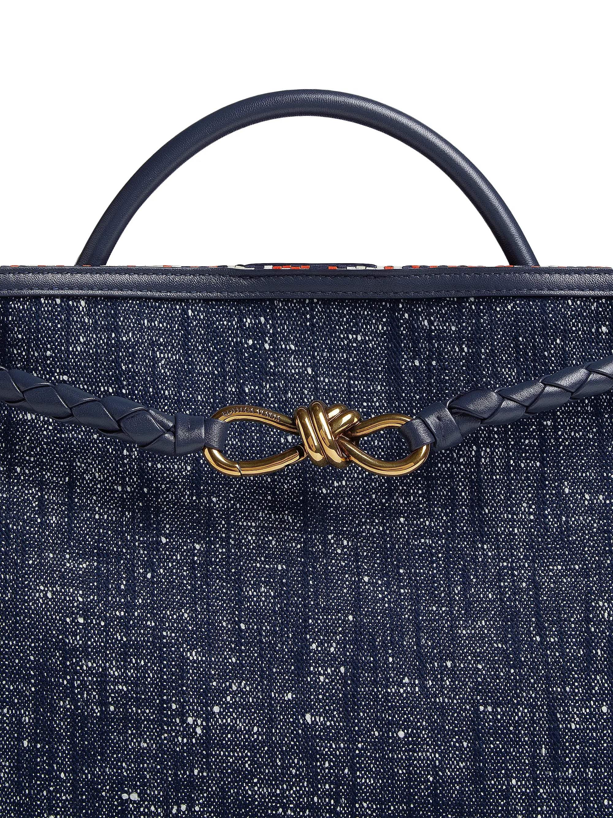 Bottega Veneta Medium Andiamo Denim Tote Bag