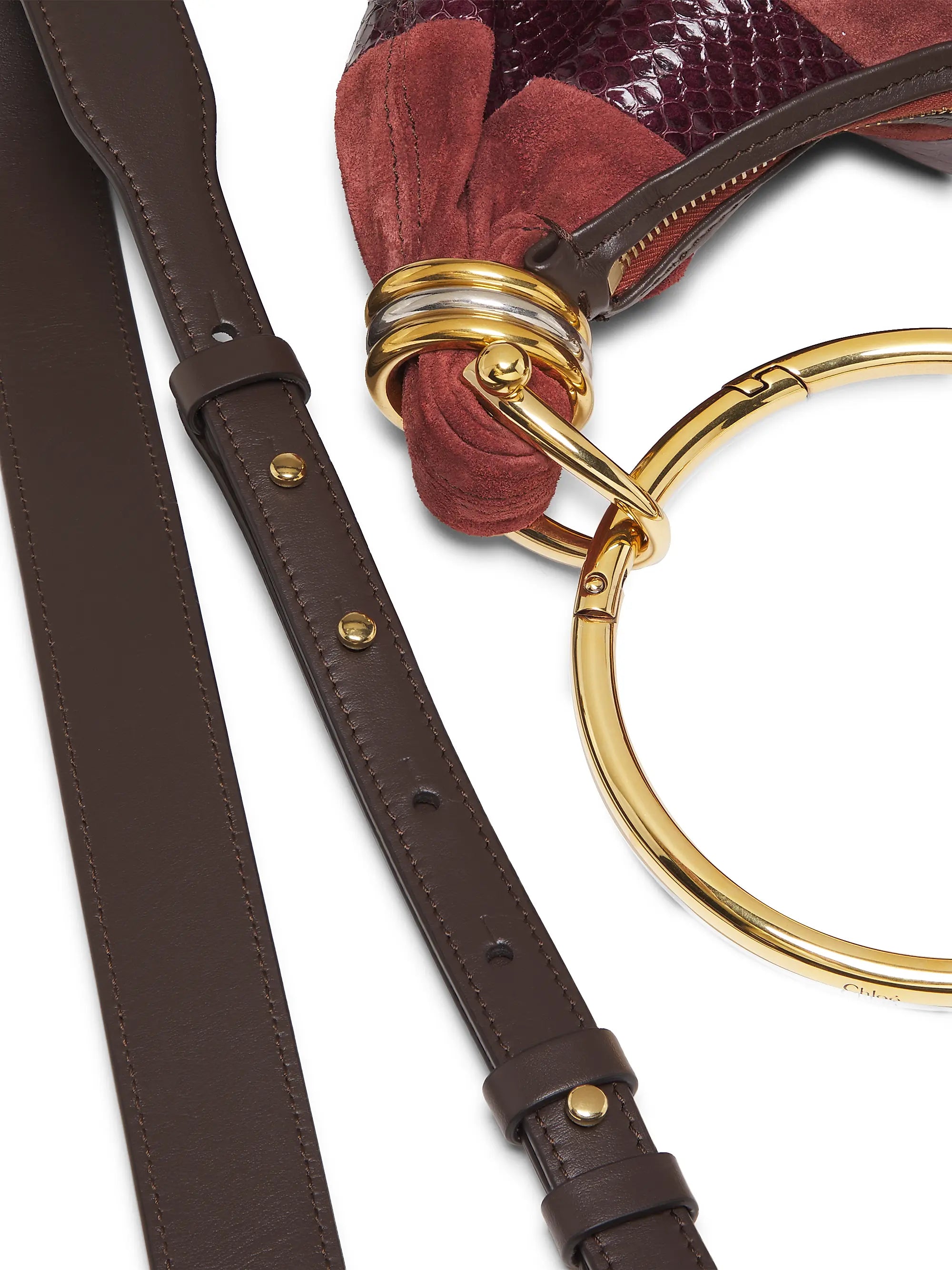 Chloé Mini Bracelet Leather Hobo Bag