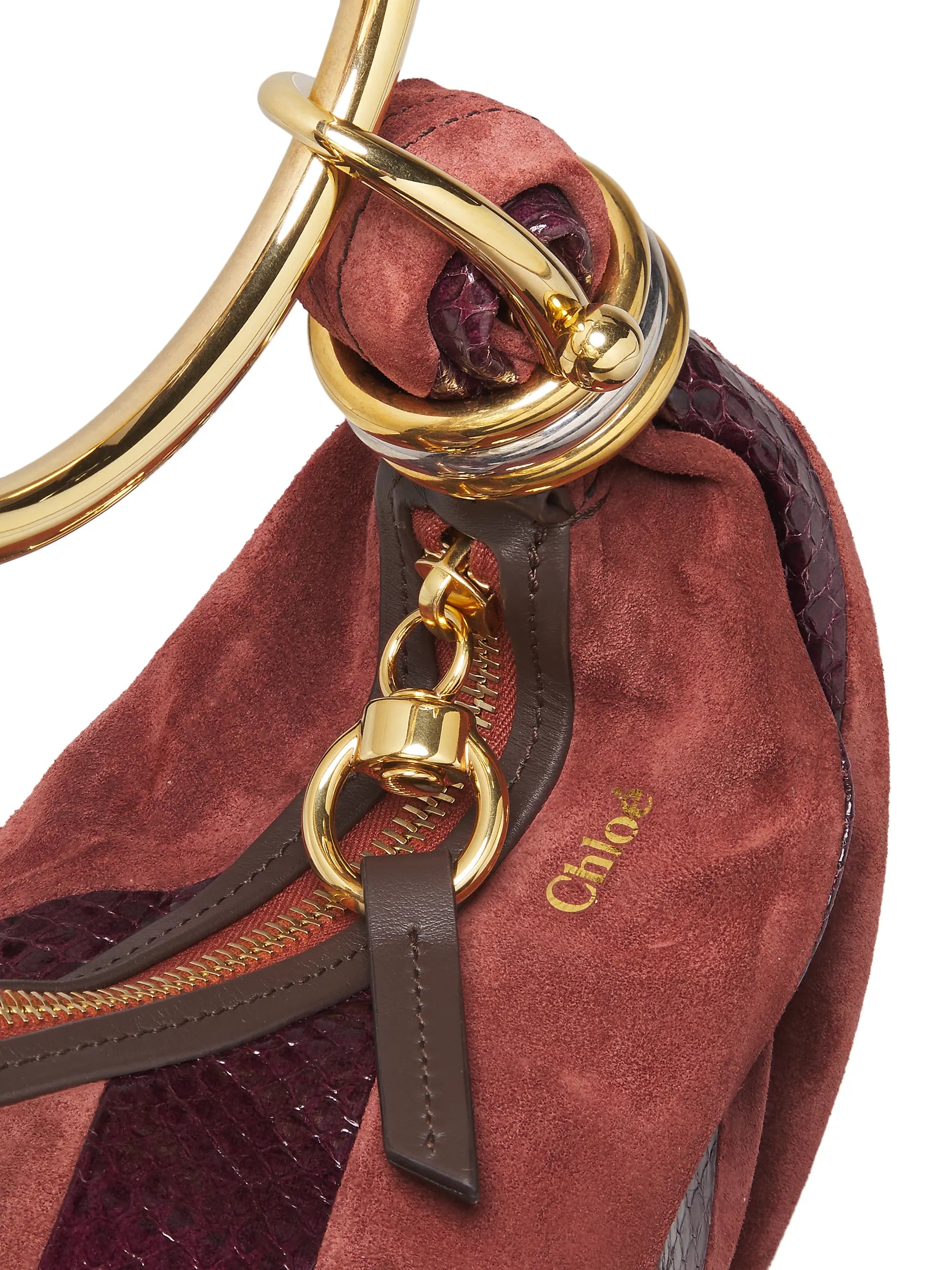 Chloé Mini Bracelet Leather Hobo Bag
