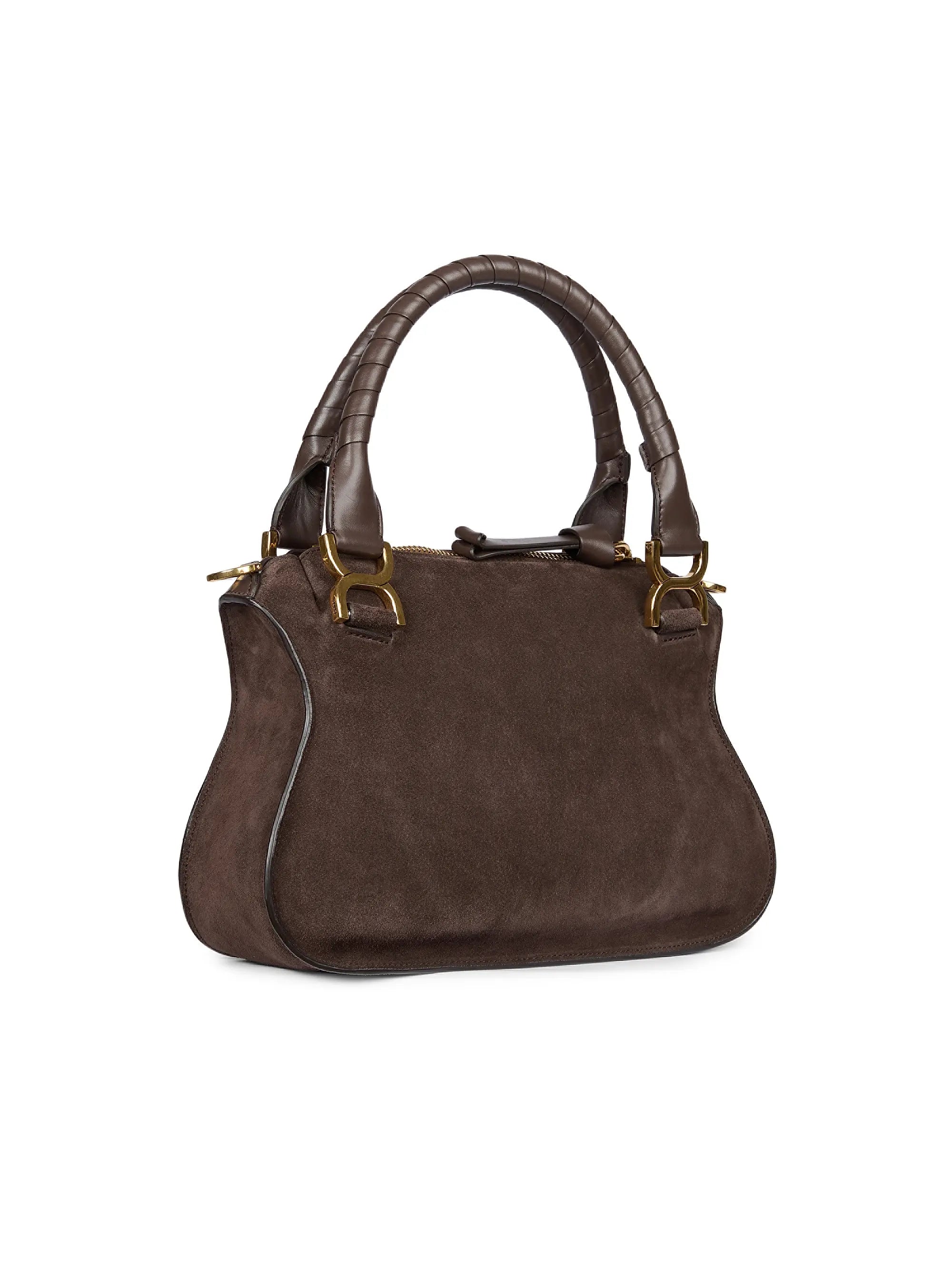 Chloé Marcie Small Suede Top Handle Bag