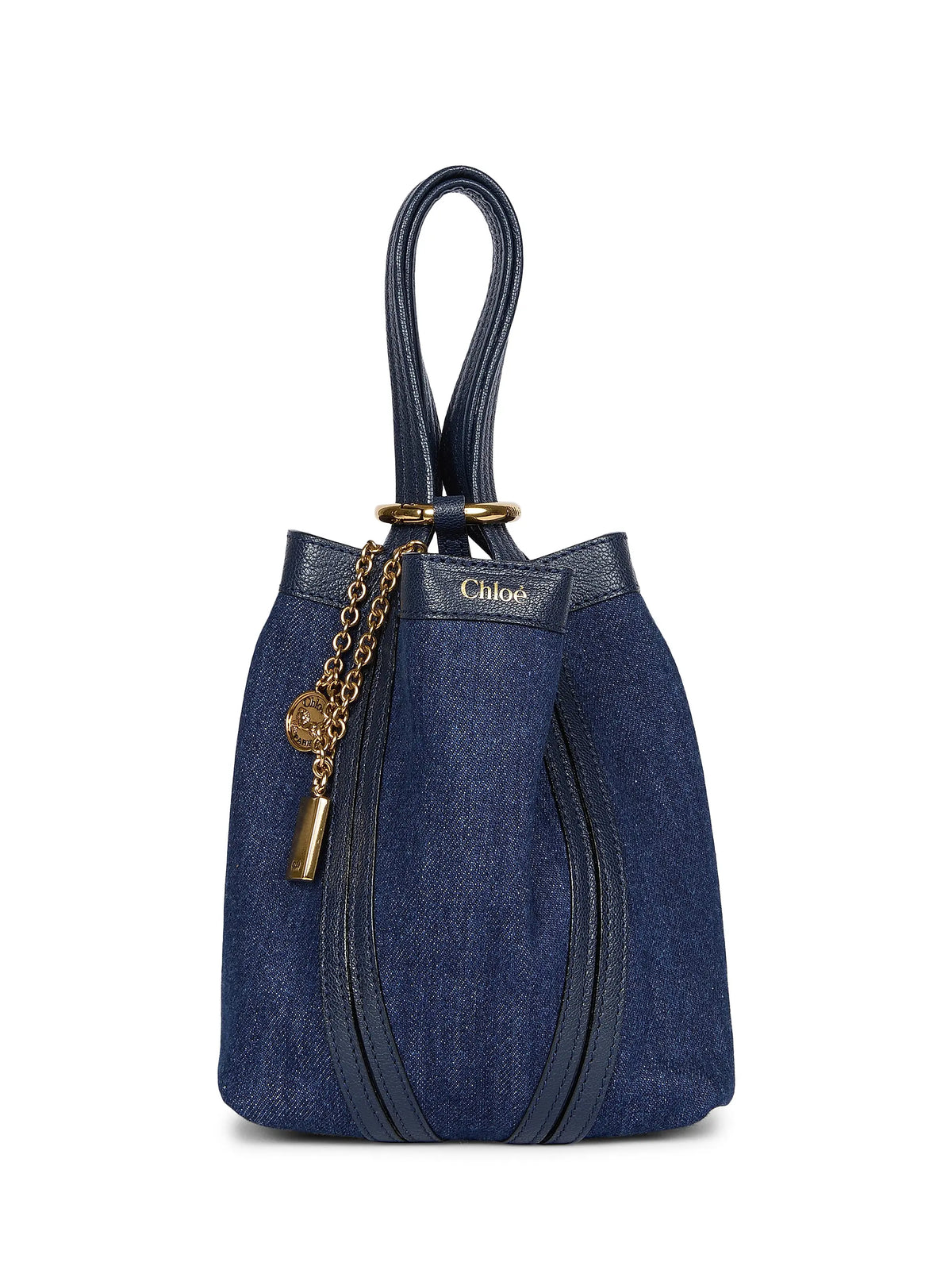 Chloé Small Spin Denim Tote Bag