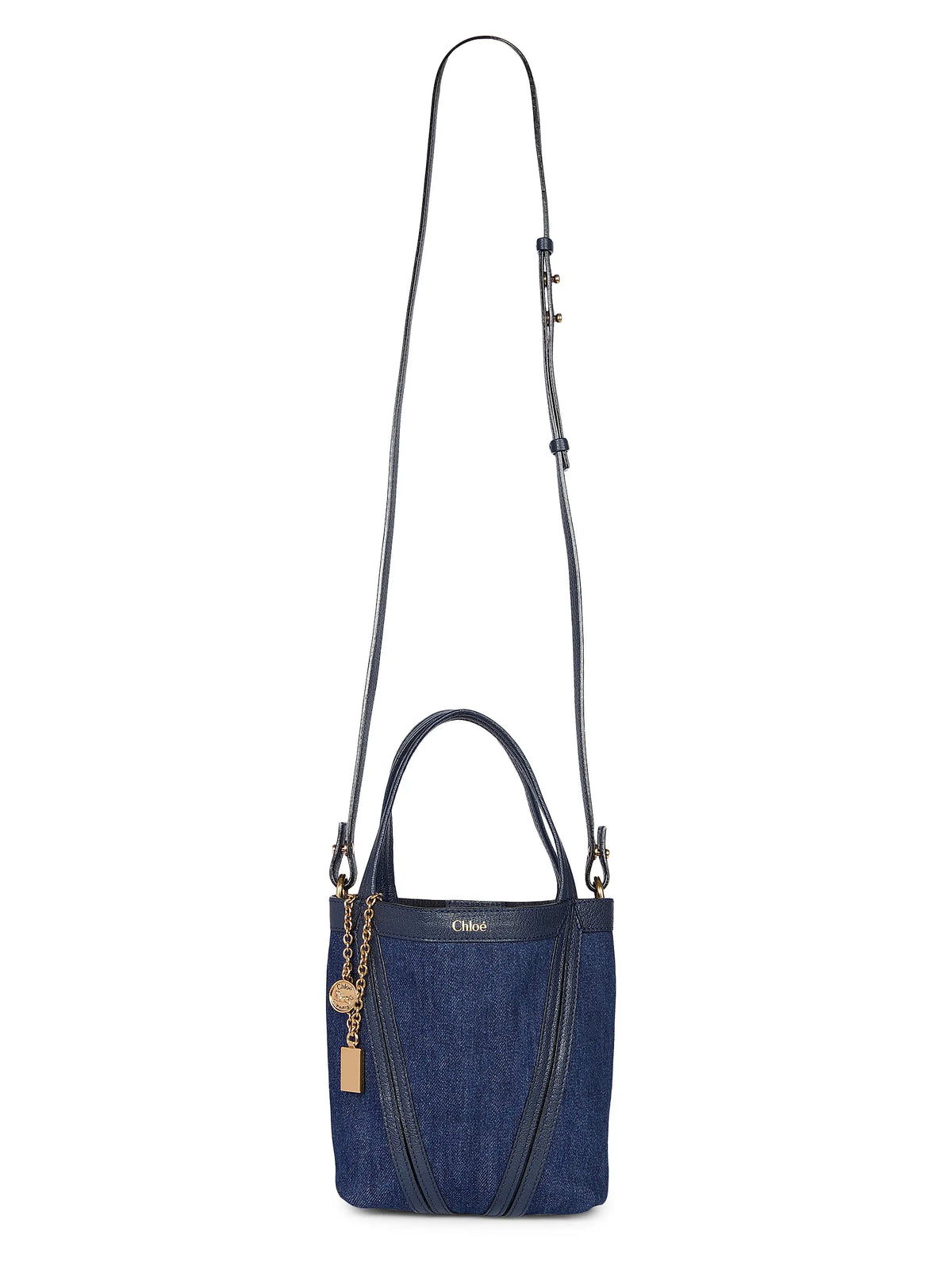 Chloé Small Spin Denim Tote Bag
