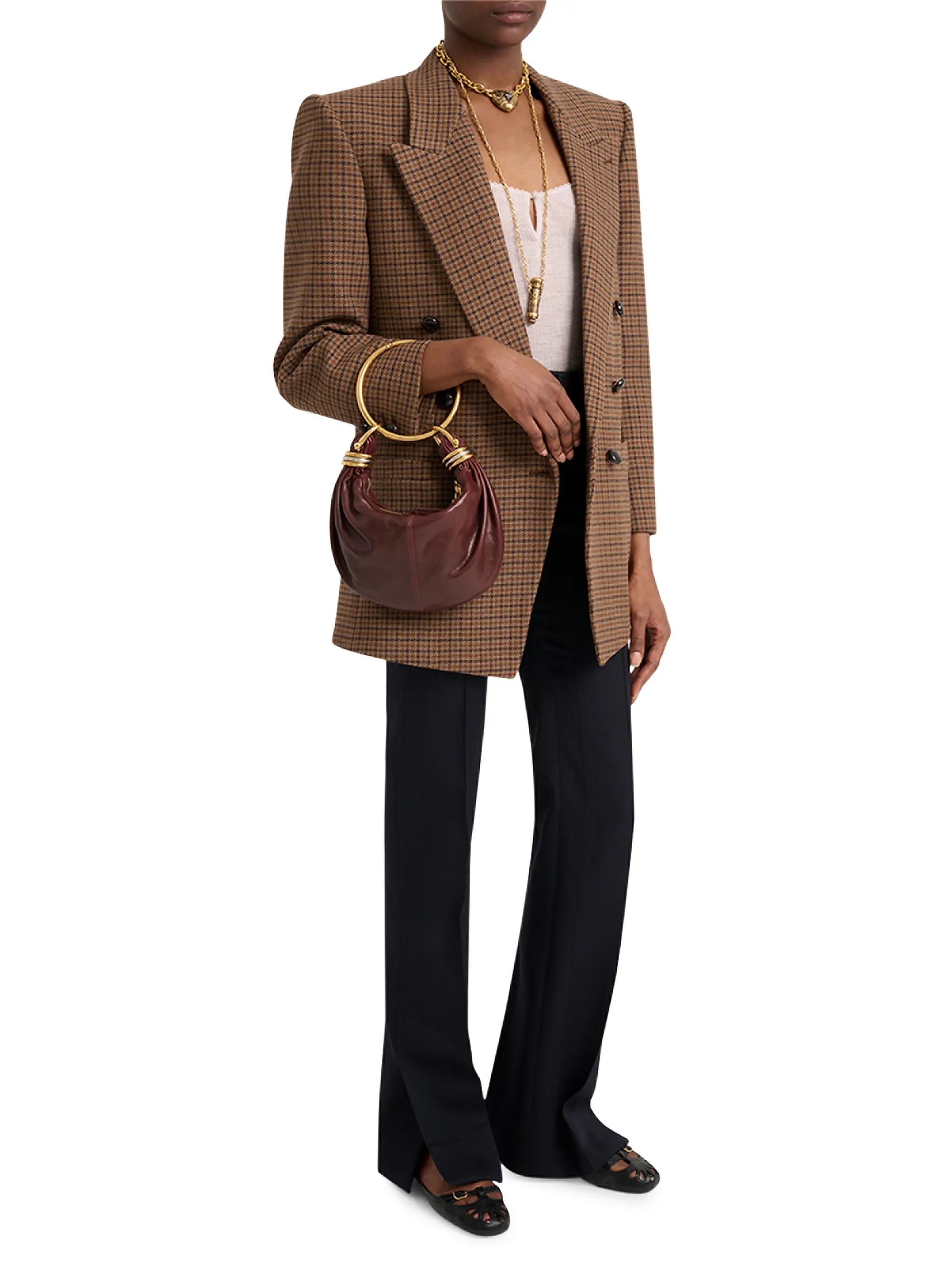 Chloé Mini Bracelet Leather Hobo Bag