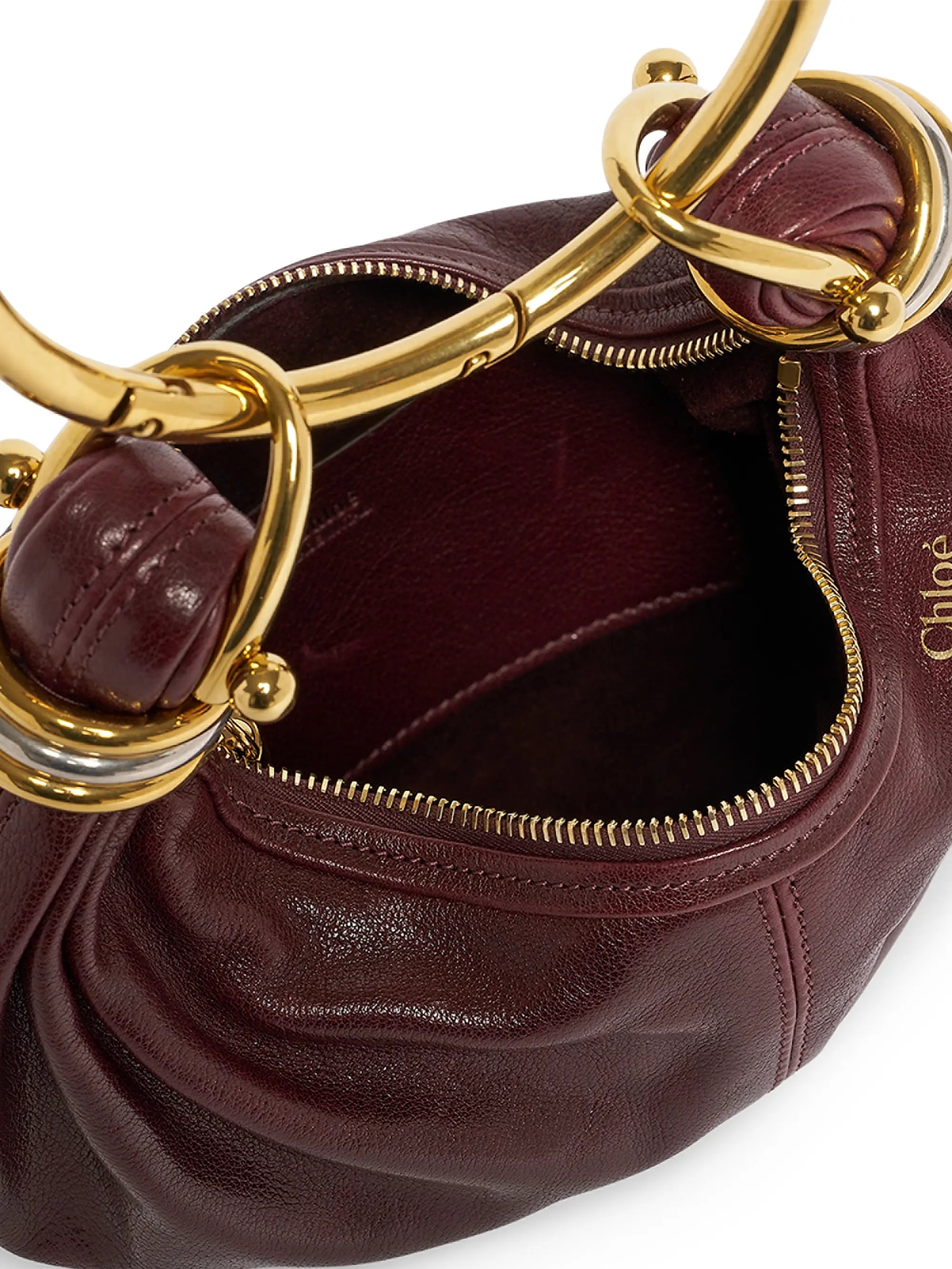 Chloé Mini Bracelet Leather Hobo Bag