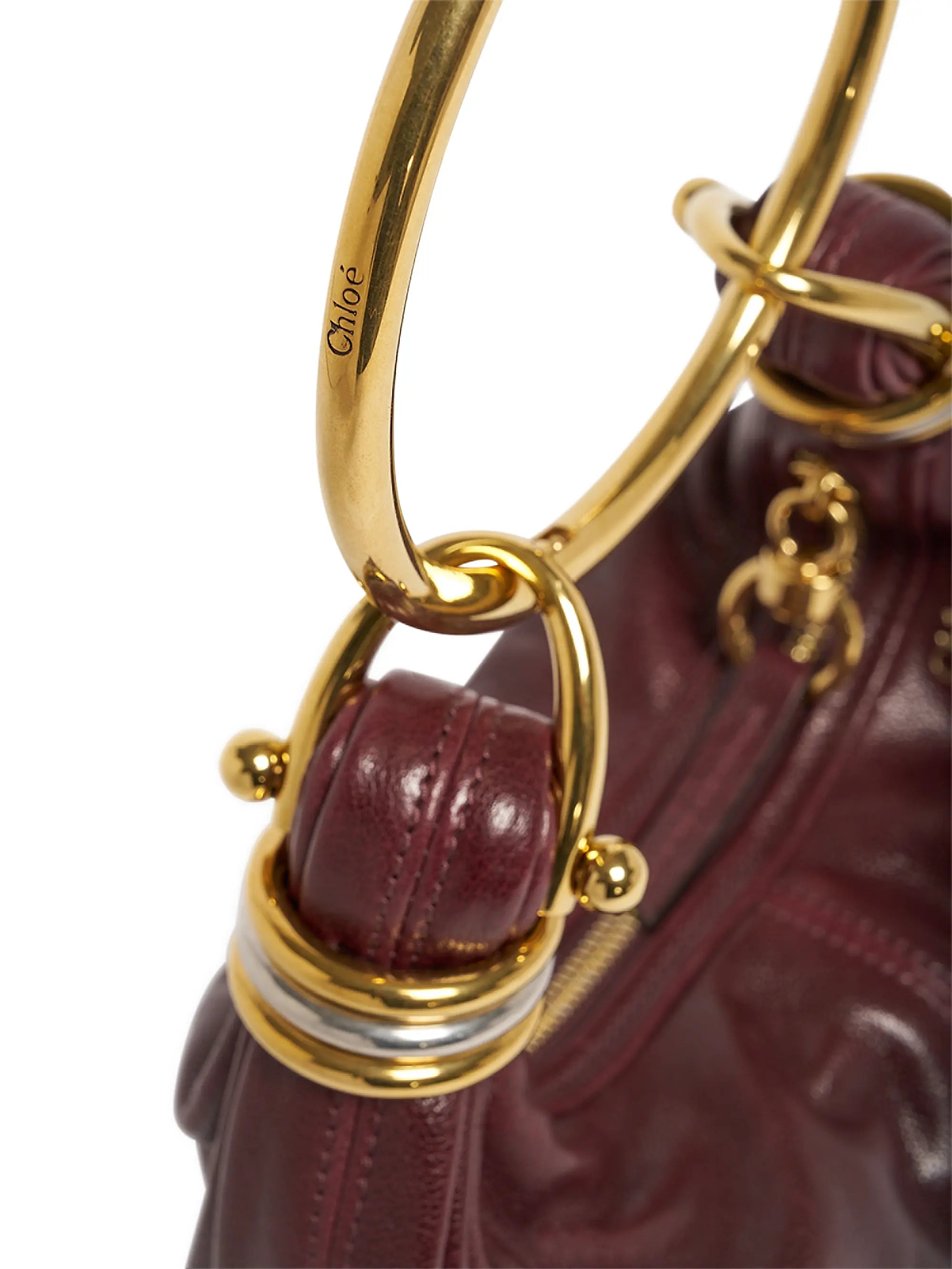 Chloé Mini Bracelet Leather Hobo Bag