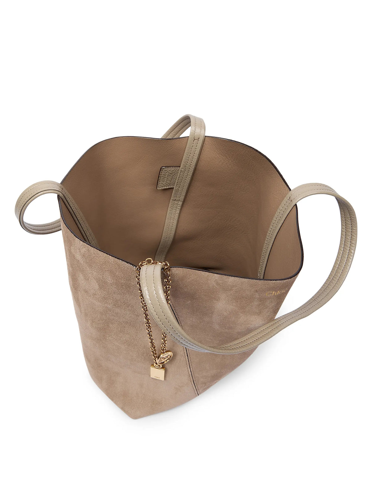 Chloé Medium Spin Suede Tote Bag