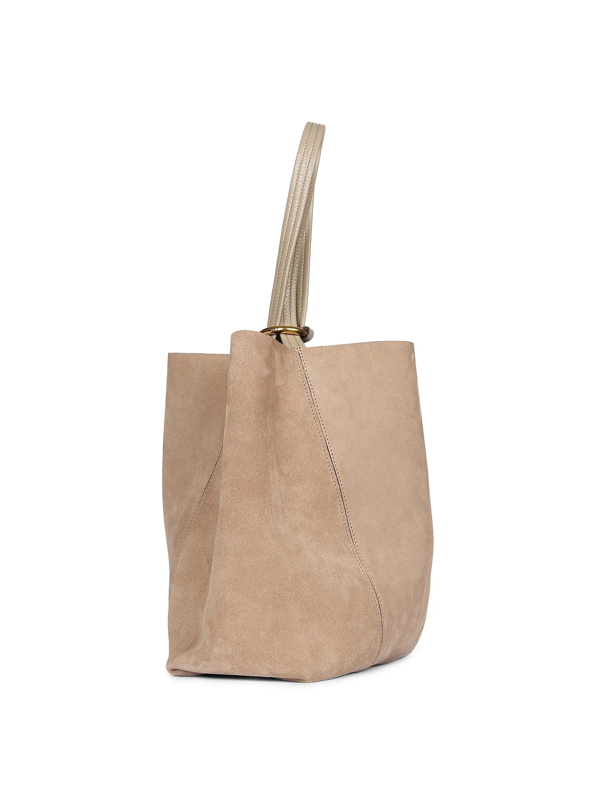 Chloé Medium Spin Suede Tote Bag