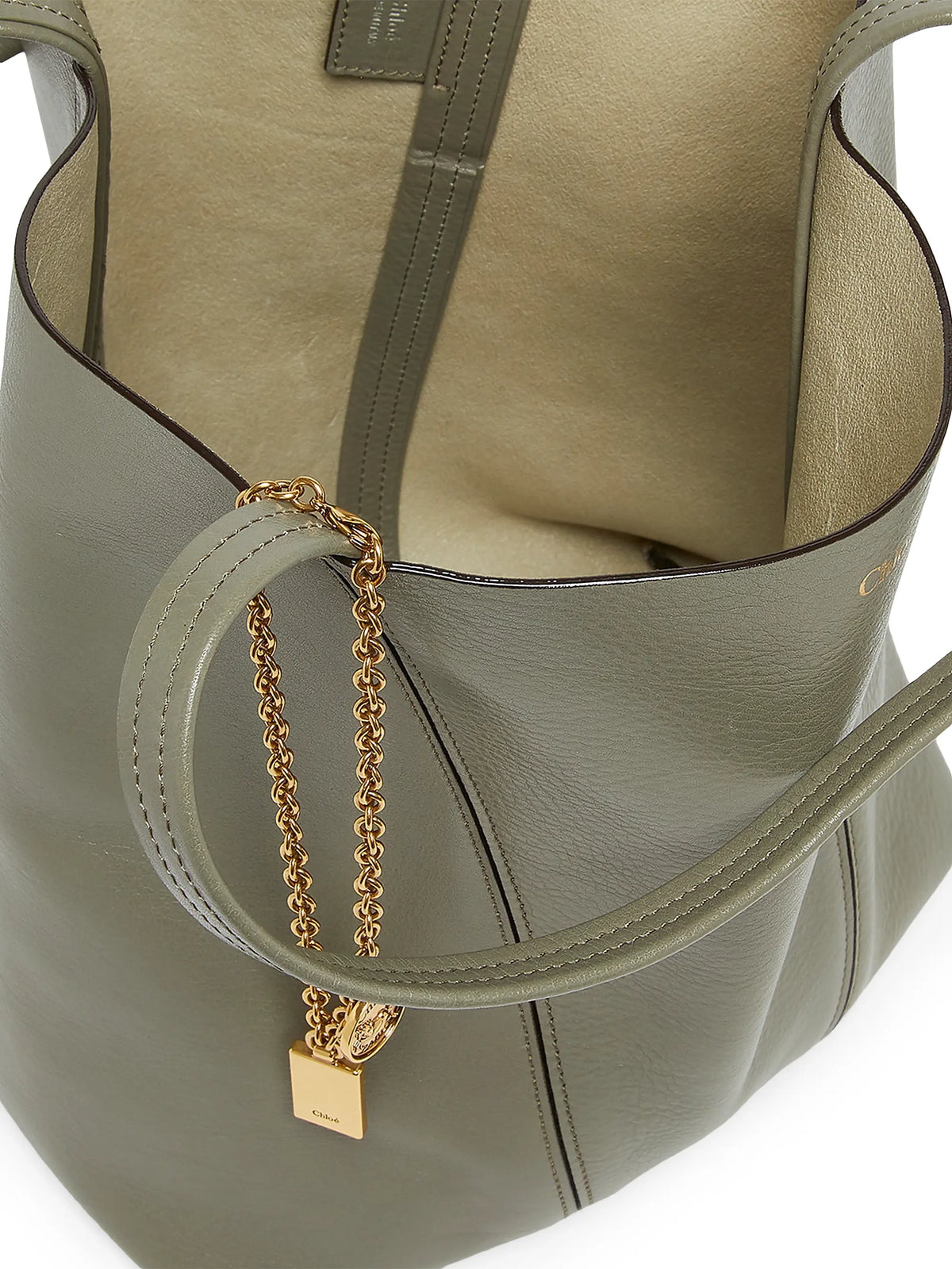 Chloé Medium Spin Sweet Leather Tote Bag