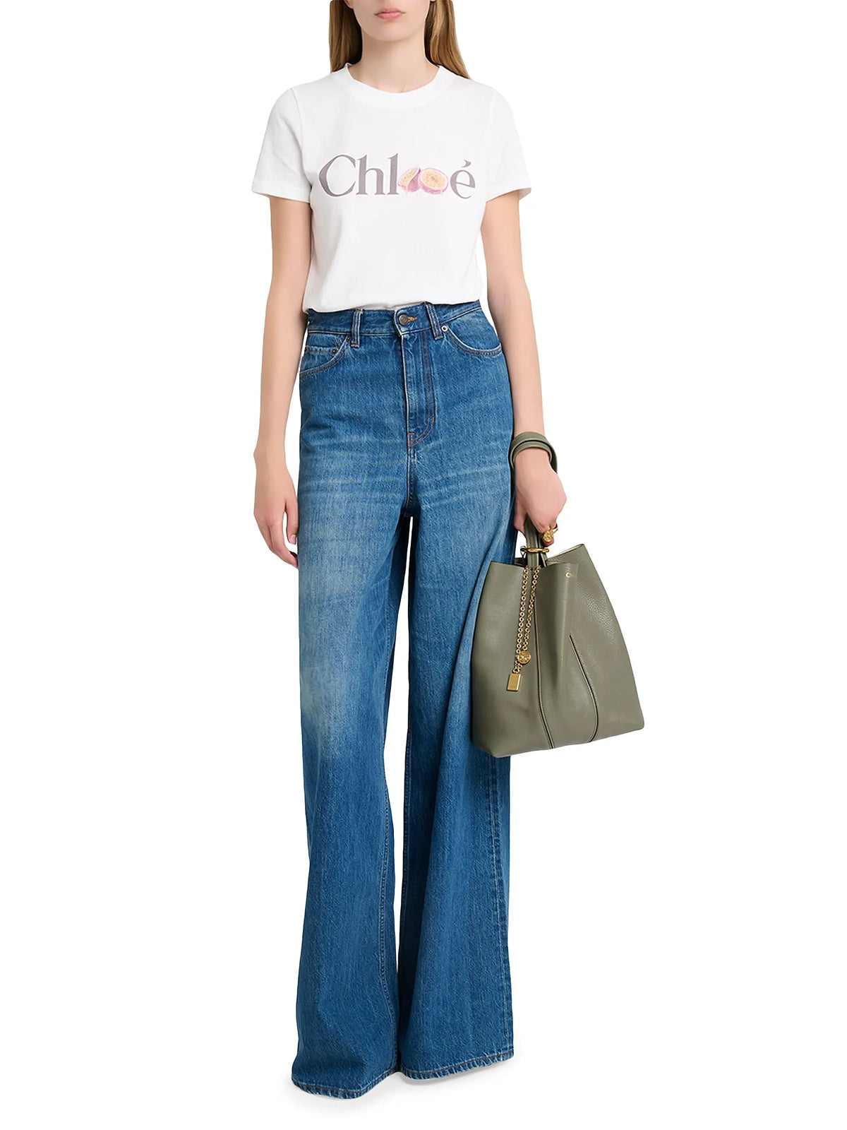 Chloé Medium Spin Sweet Leather Tote Bag