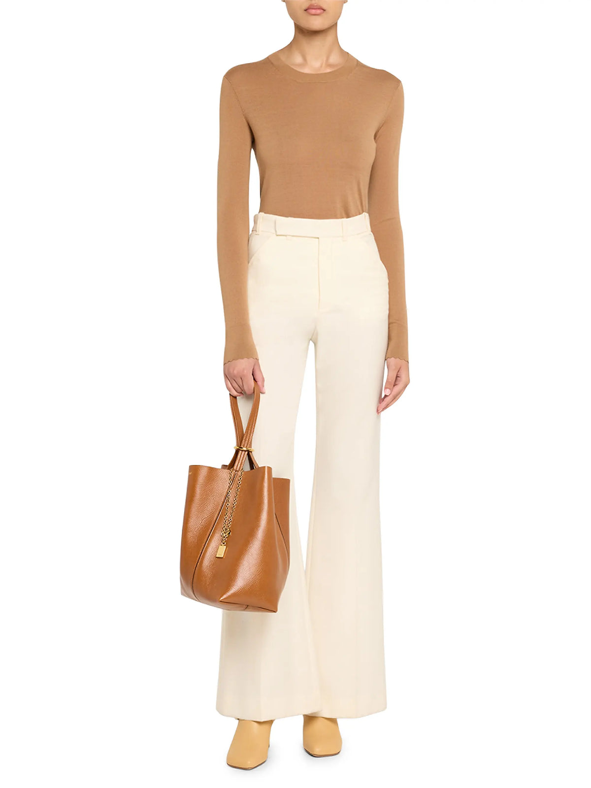 Chloé Medium Spin Sweet Leather Tote Bag