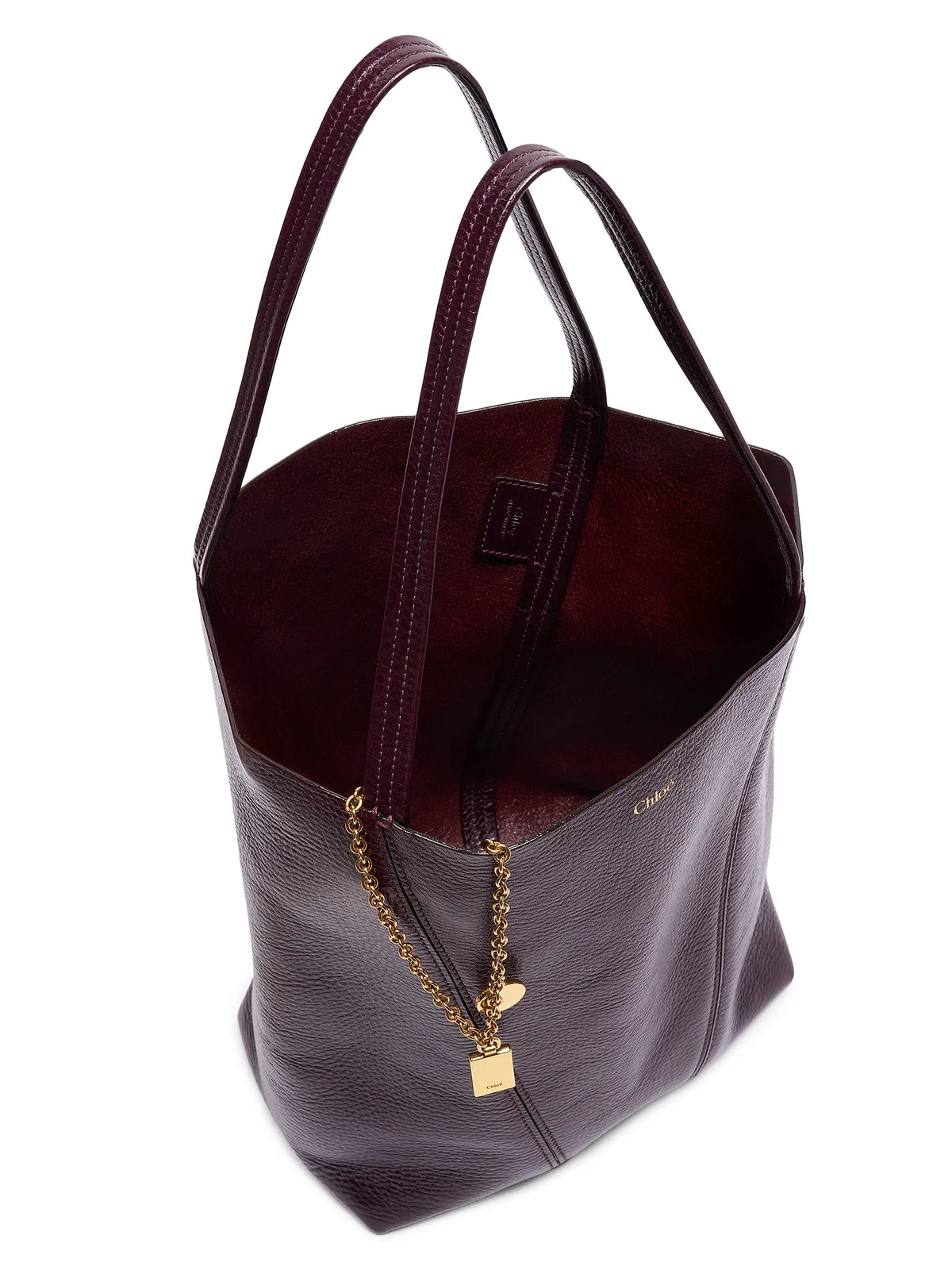 Chloé Medium Spin Sweet Leather Tote Bag
