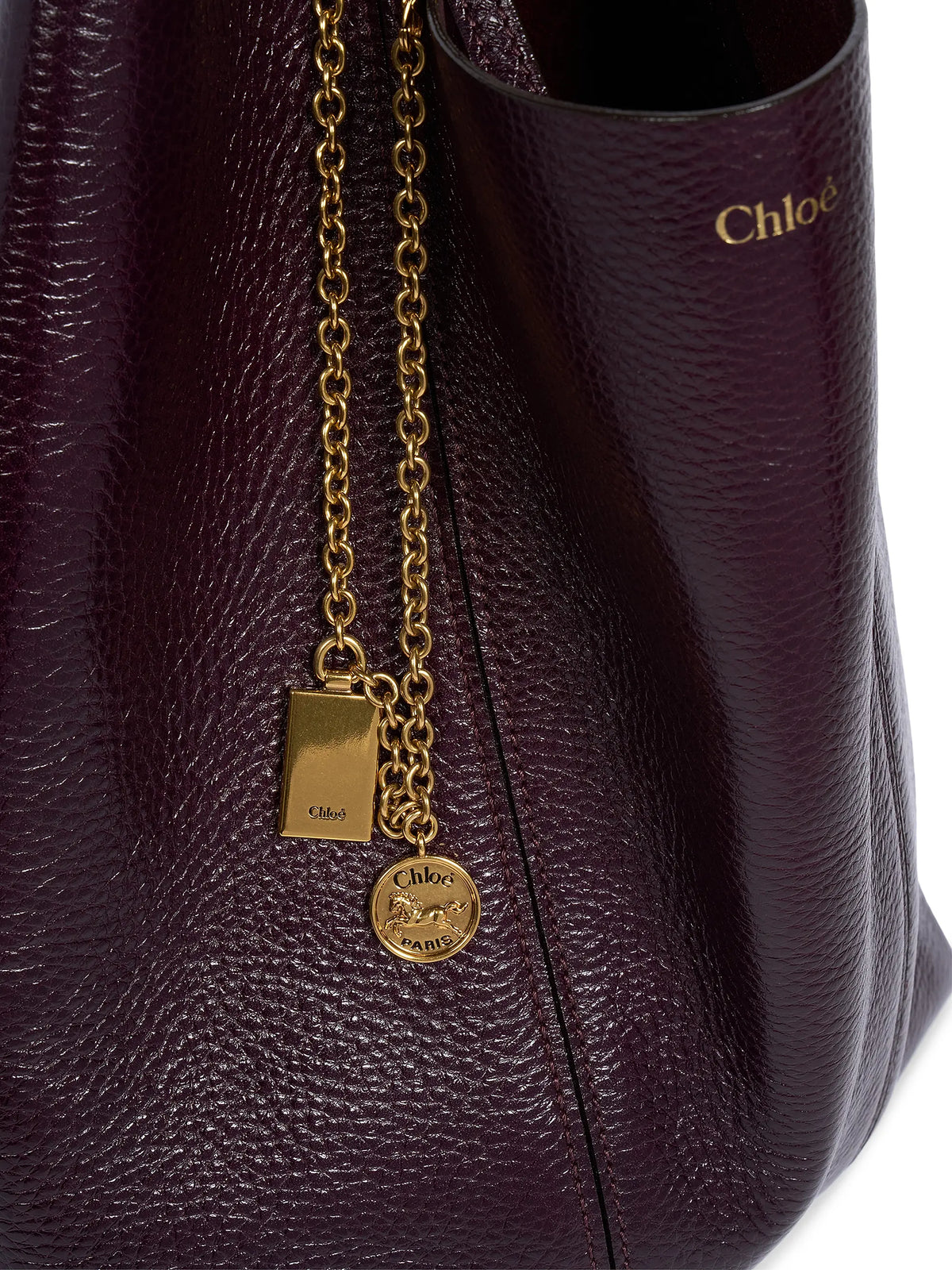 Chloé Medium Spin Sweet Leather Tote Bag