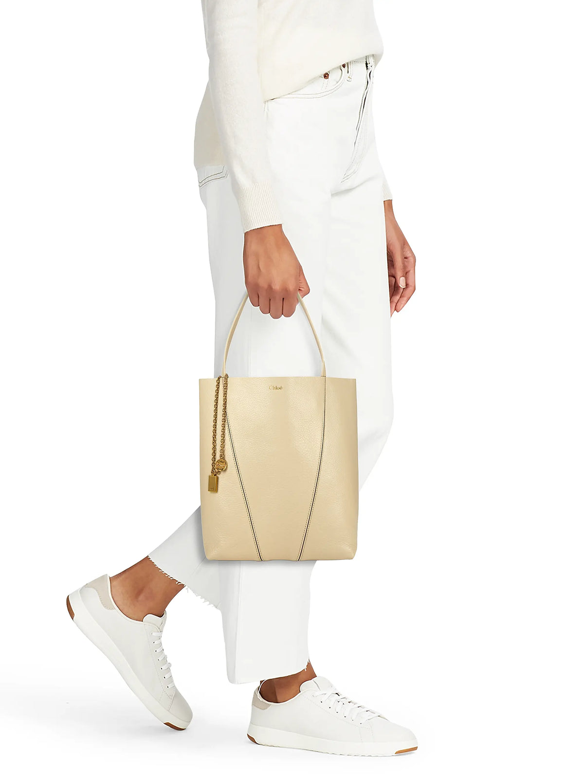 Chloé Medium Spin Sweet Leather Tote Bag