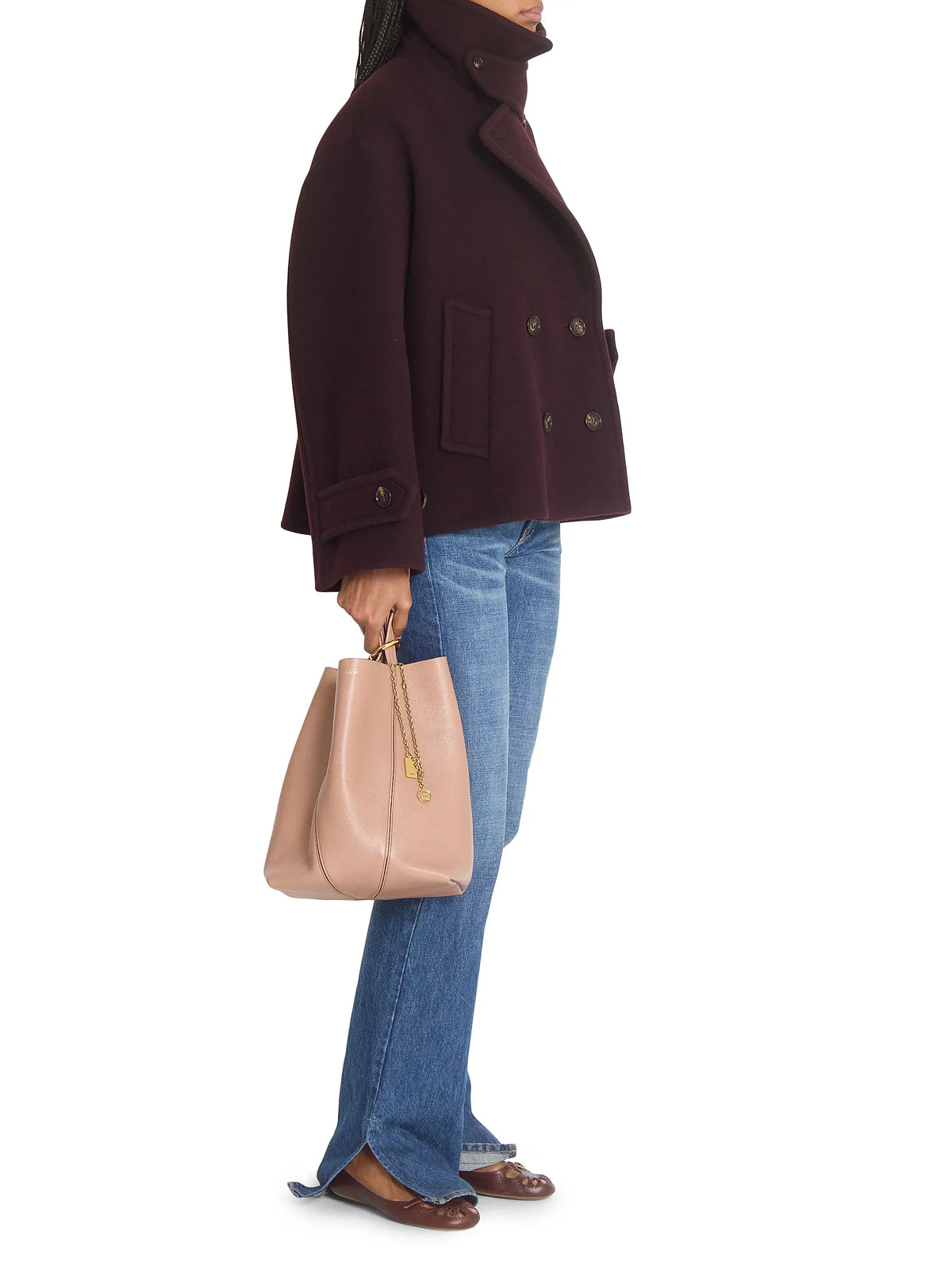 Chloé Medium Spin Sweet Leather Tote Bag