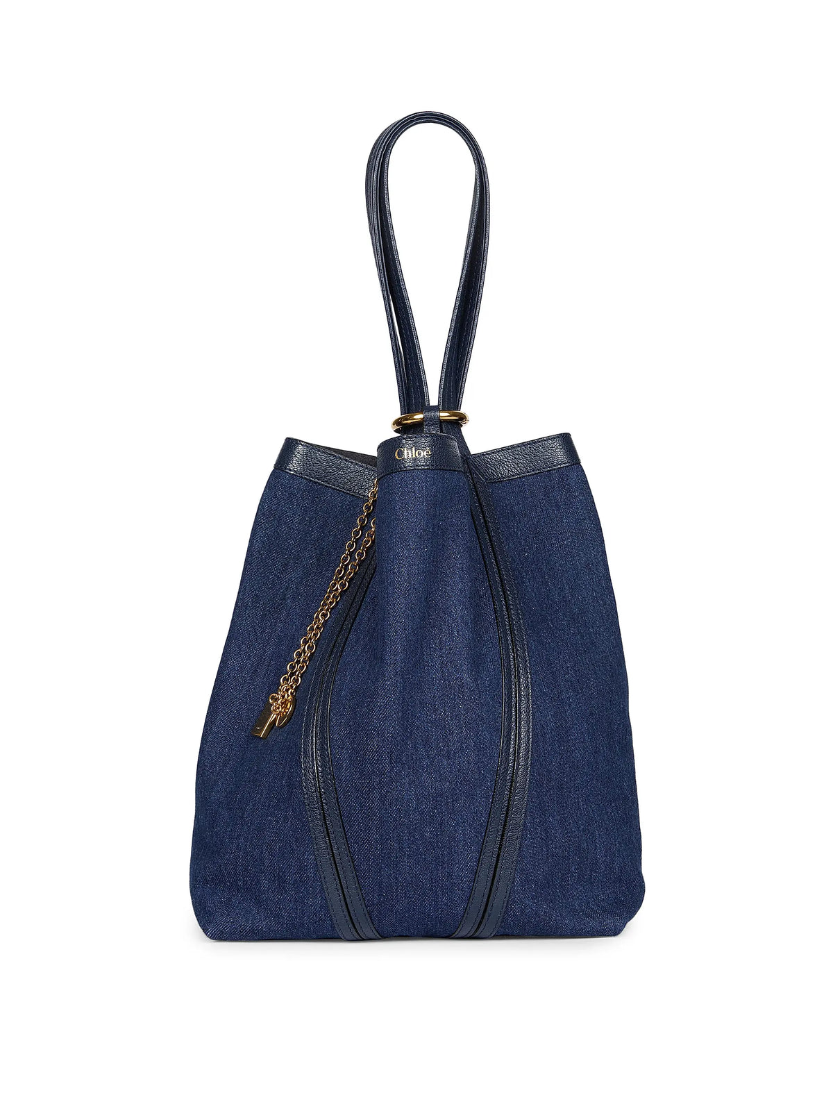 Chloé Medium Spin Denim Tote Bag