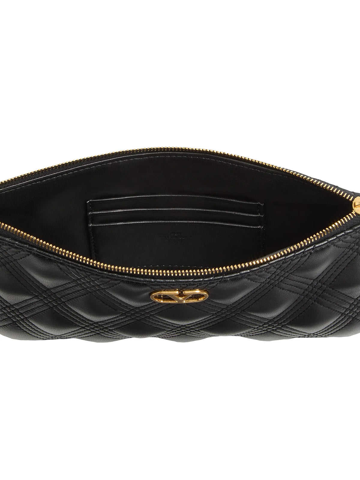 Valentino Garavani Quiltie 67 Pouch in Quilted Nappa Leather
