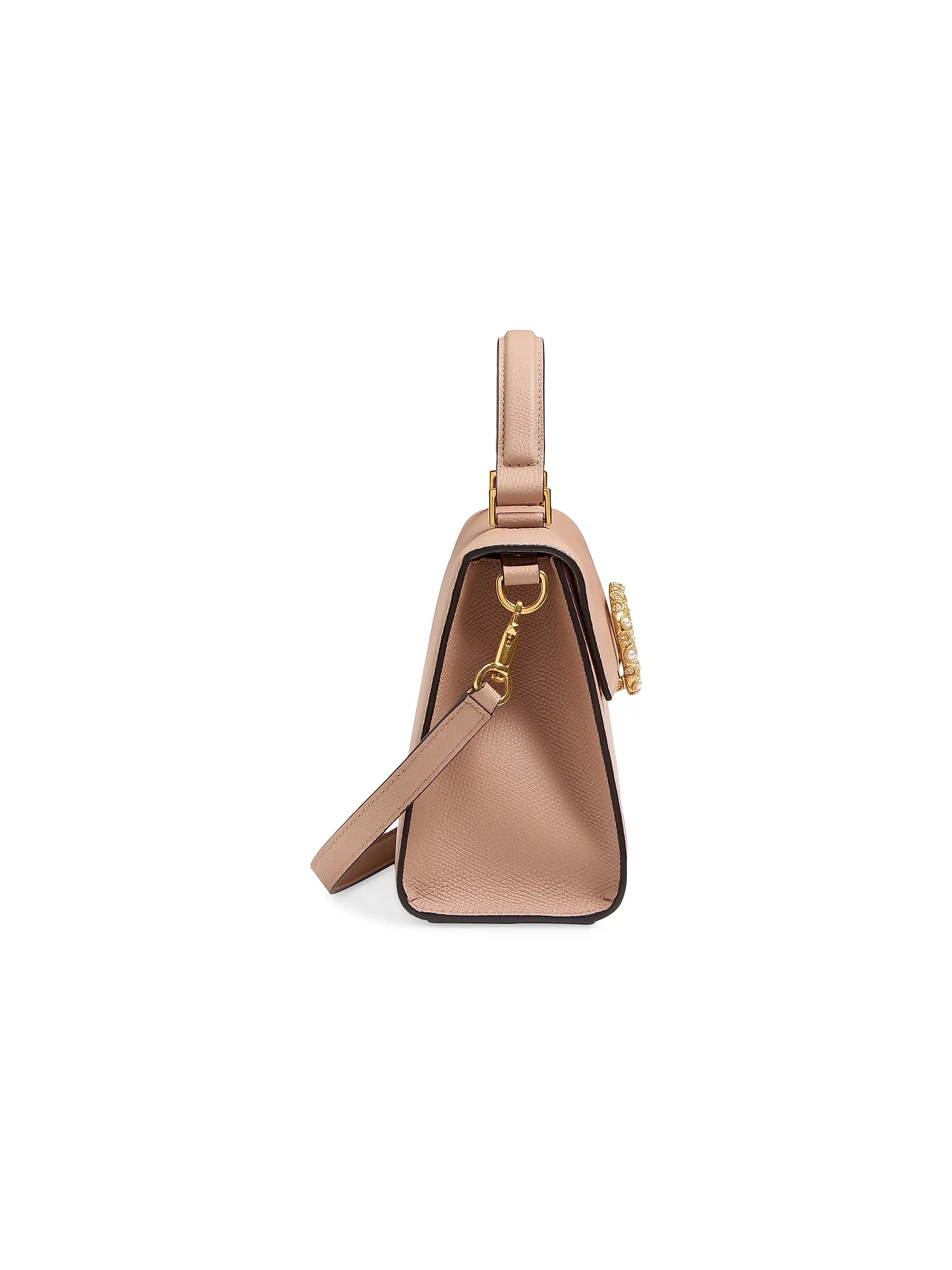 Valentino Garavani VSling Small Top Handle Bag in Grainy Calfskin