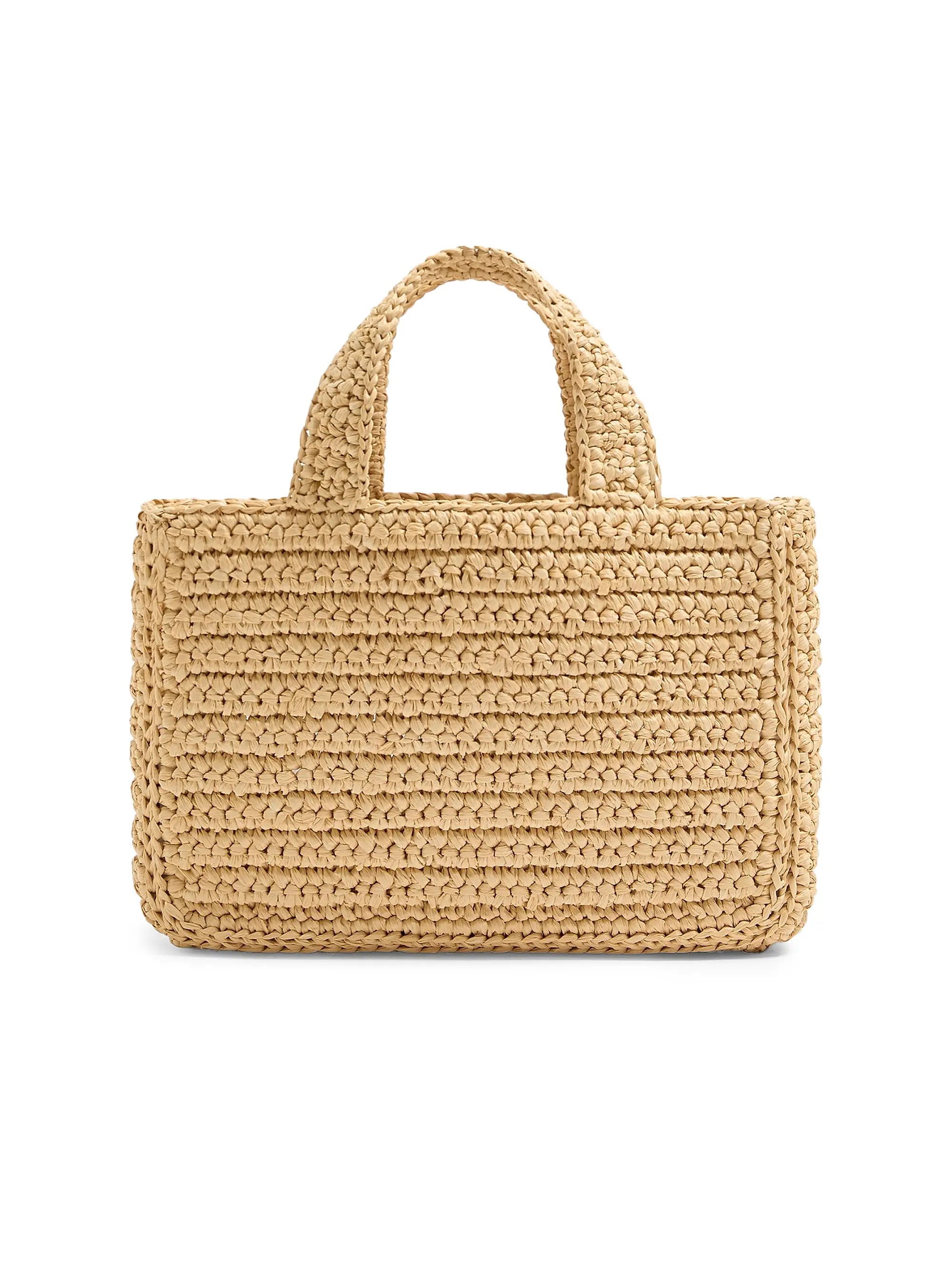 Valentino Garavani Viva Superstar Small Shopping Bag in Raffia