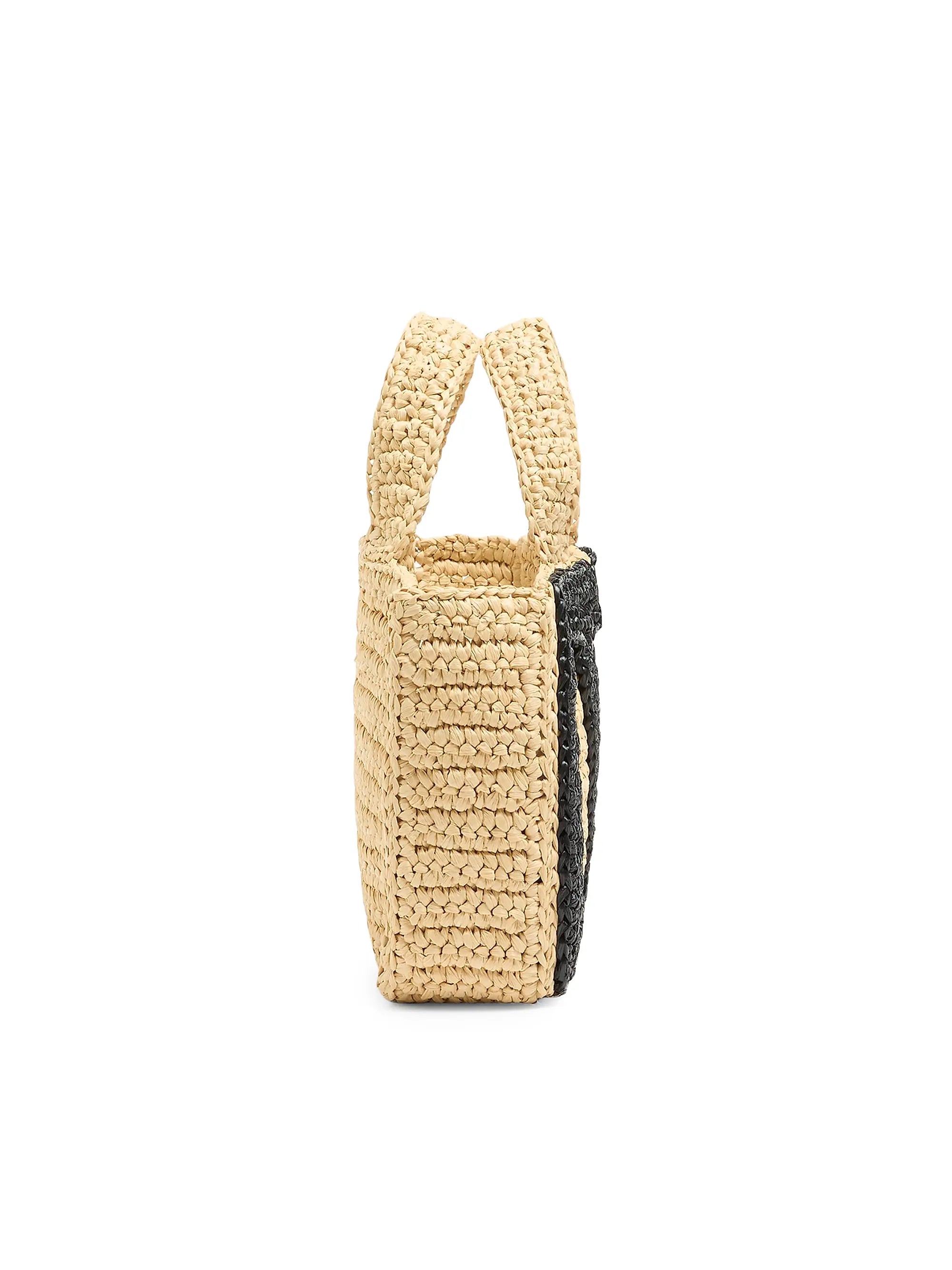 Valentino Garavani Viva Superstar Small Shopping Bag in Raffia