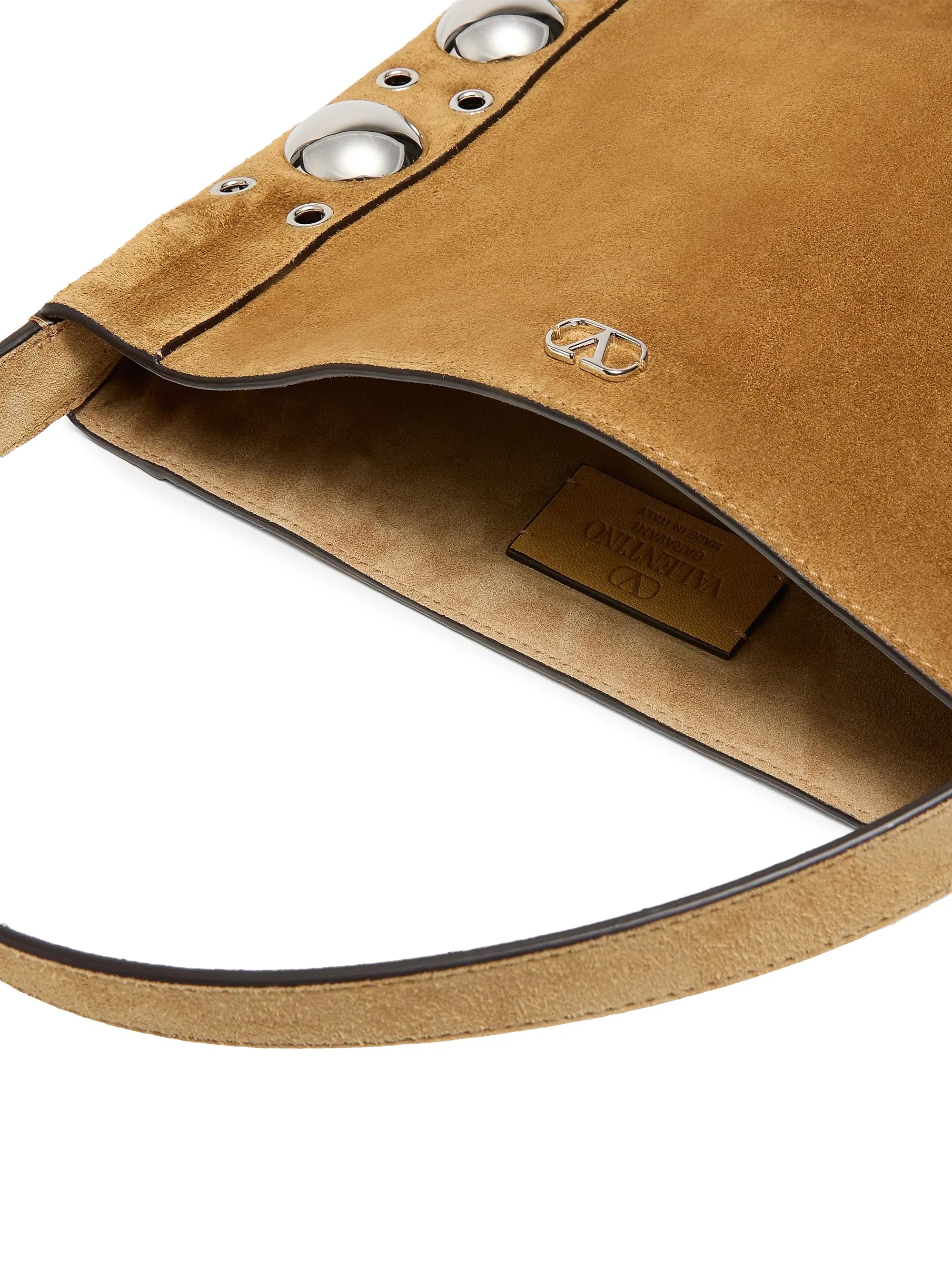 Valentino Garavani Nellcôte Suede Shoulder Bag with Fringes