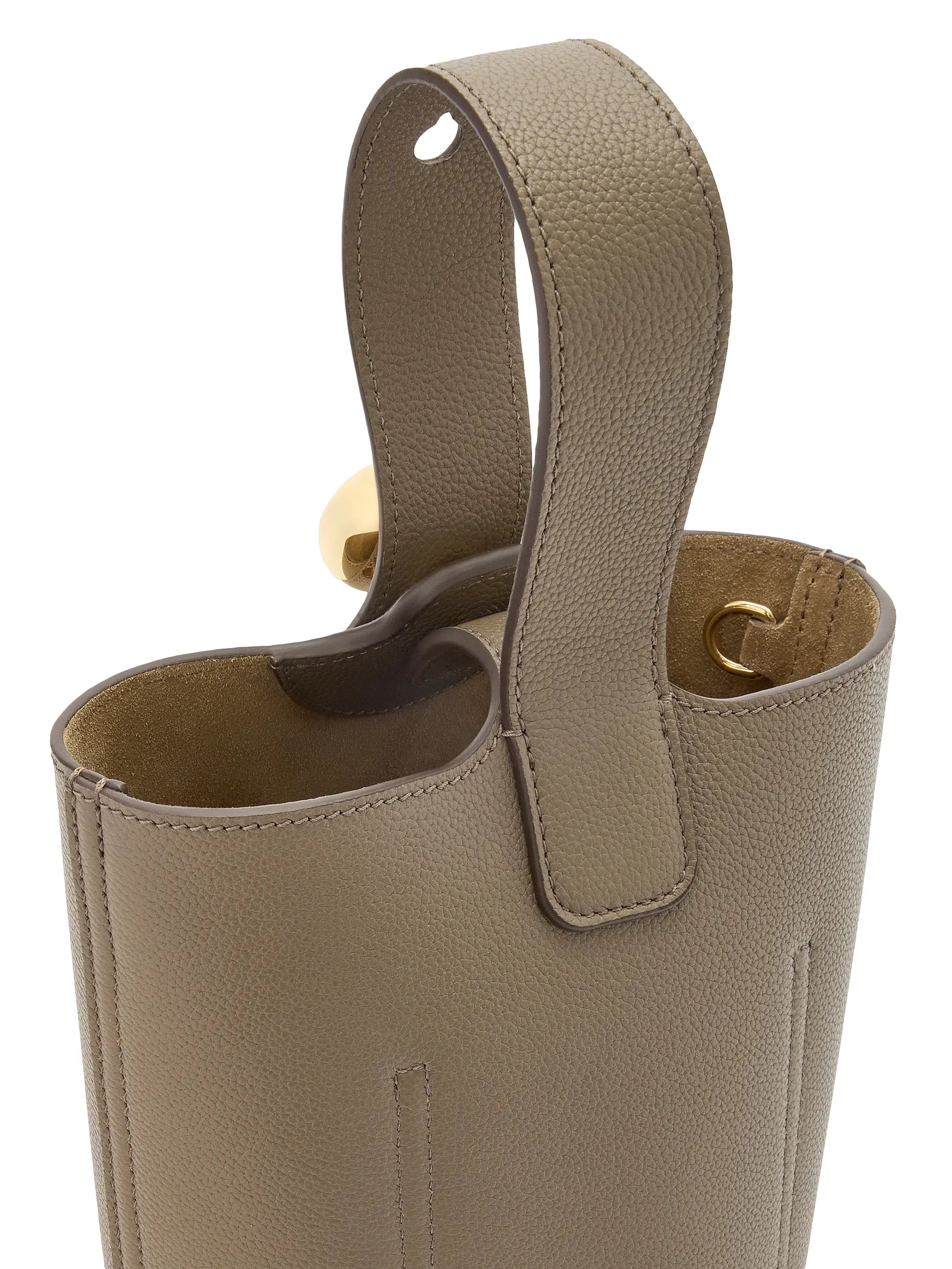 LOEWE Mini Pebble Leather Bucket Bag