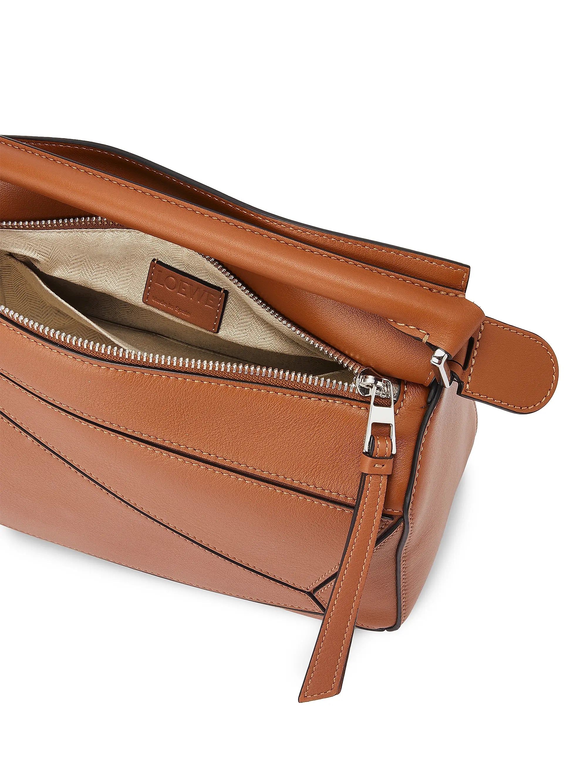 LOEWE Small Puzzle Edge Leather Shoulder Bag