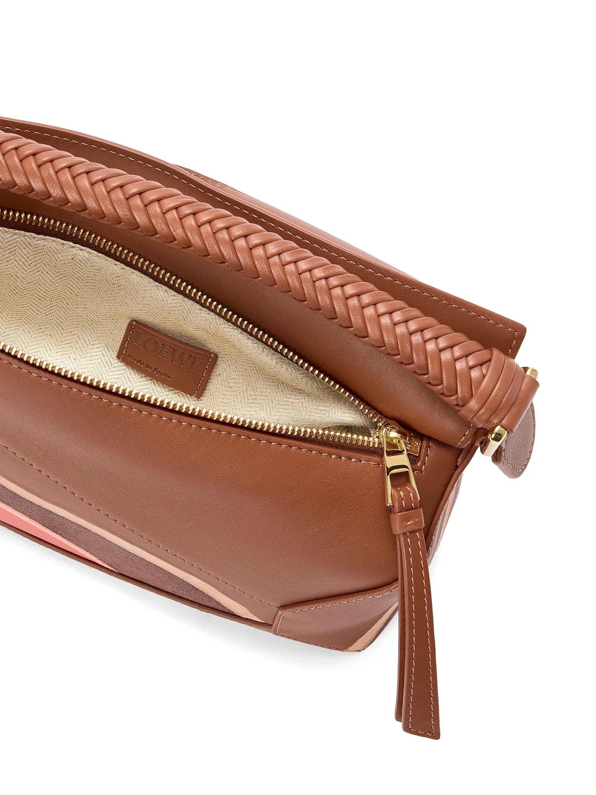 LOEWE Puzzle Edge Landscape Leather Top Handle Bag