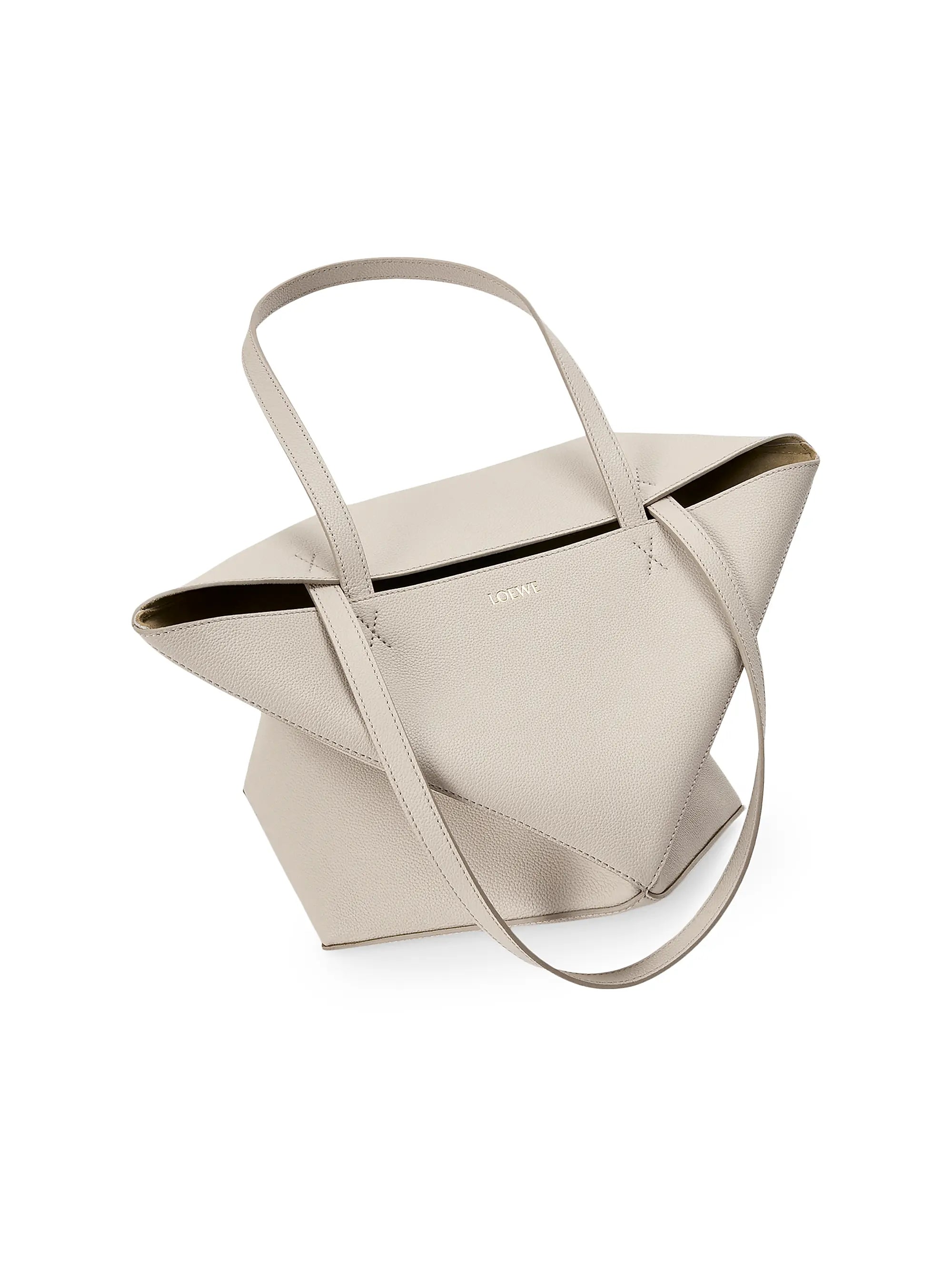 LOEWE Medium Puzzle Fold Grained Leather Tote Bag