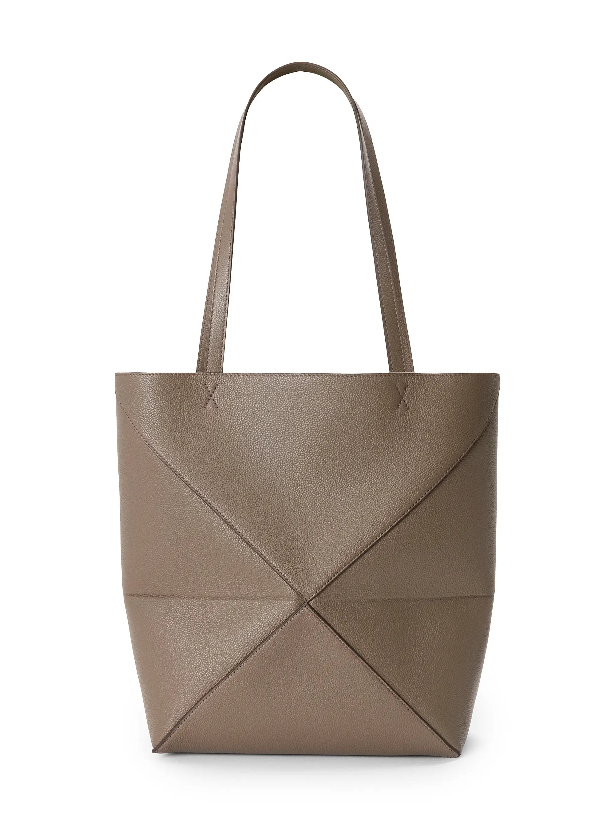 LOEWE Medium Puzzle Fold Grained Leather Tote Bag