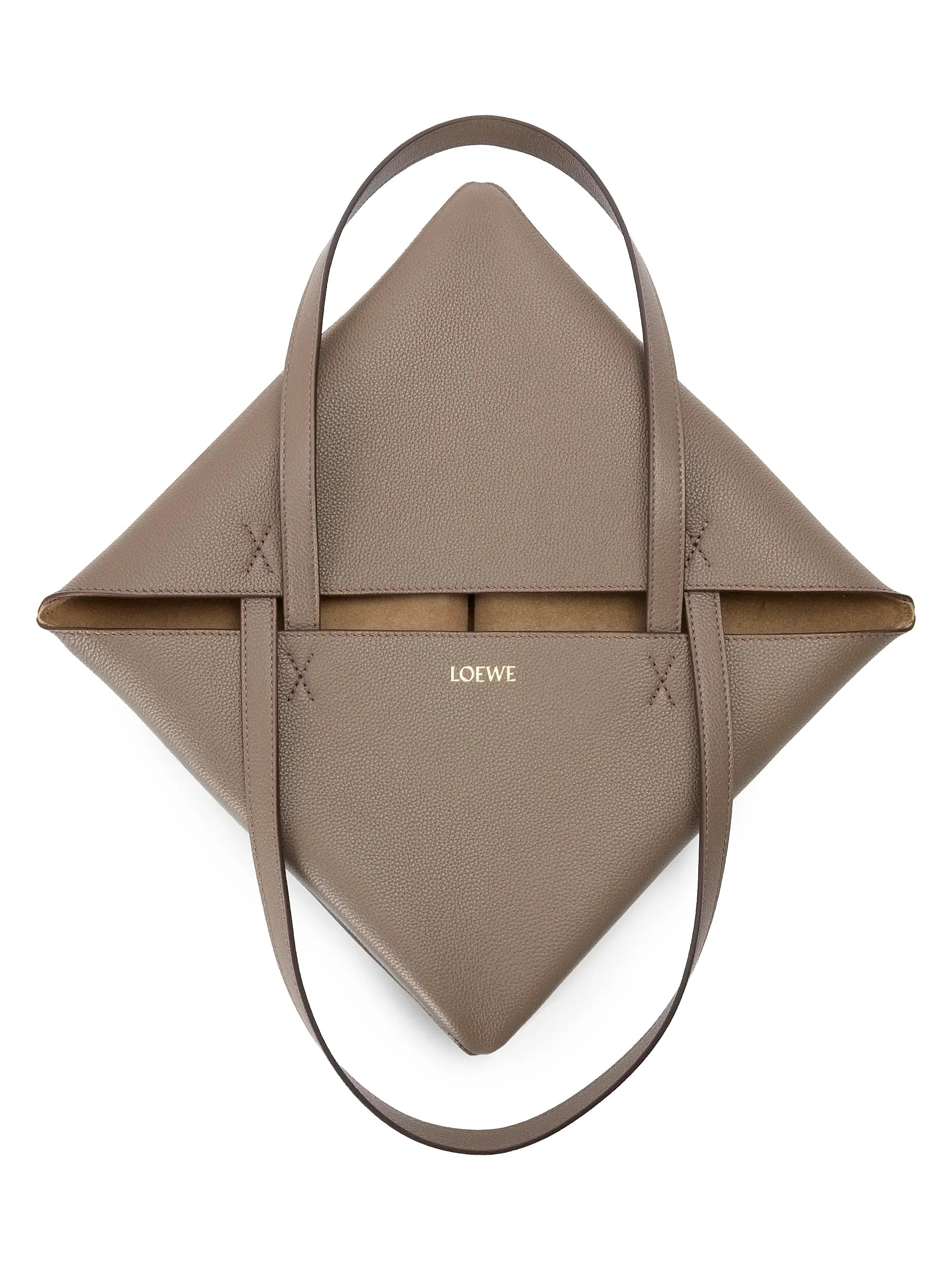 LOEWE Medium Puzzle Fold Grained Leather Tote Bag