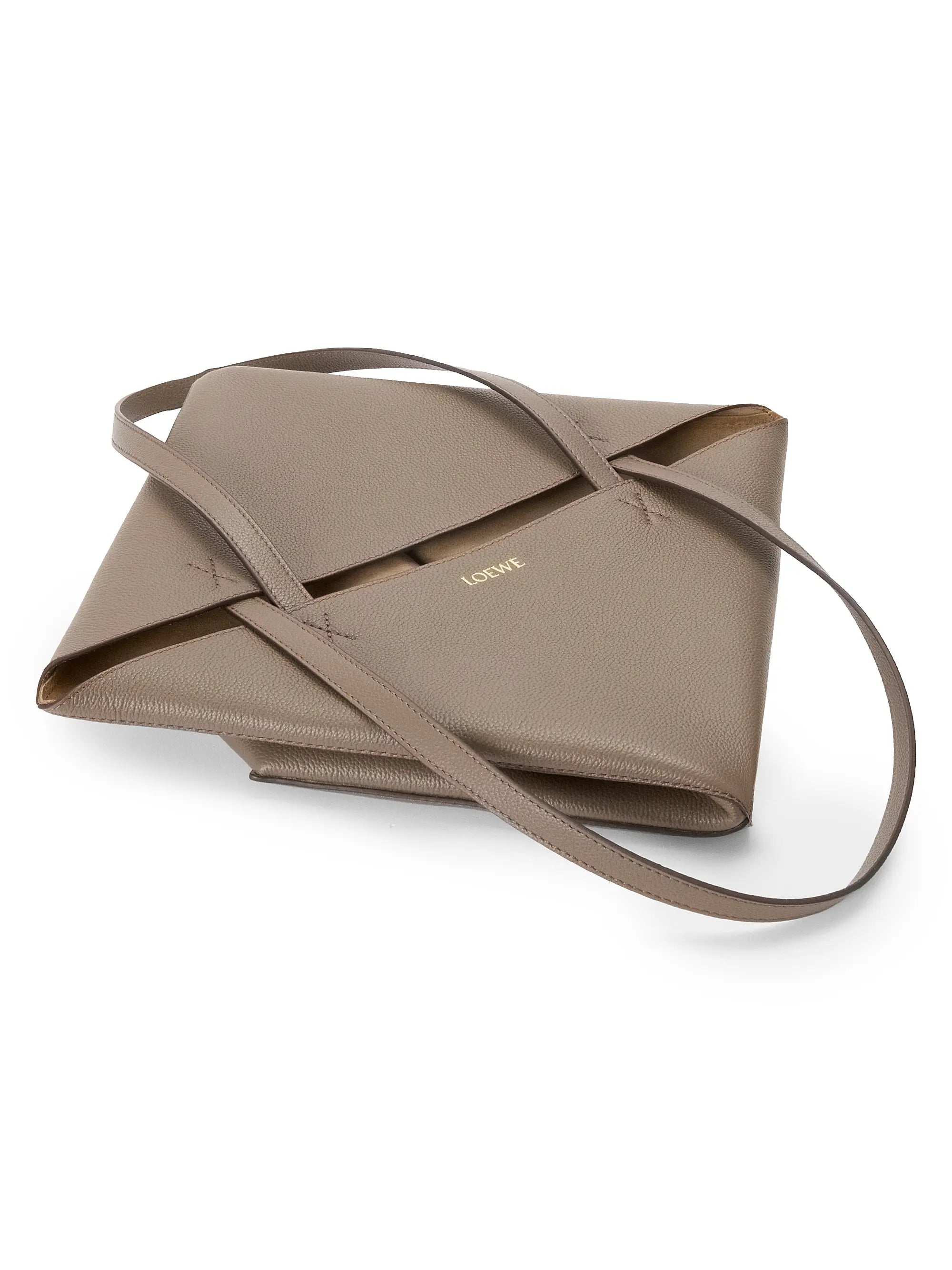LOEWE Medium Puzzle Fold Grained Leather Tote Bag