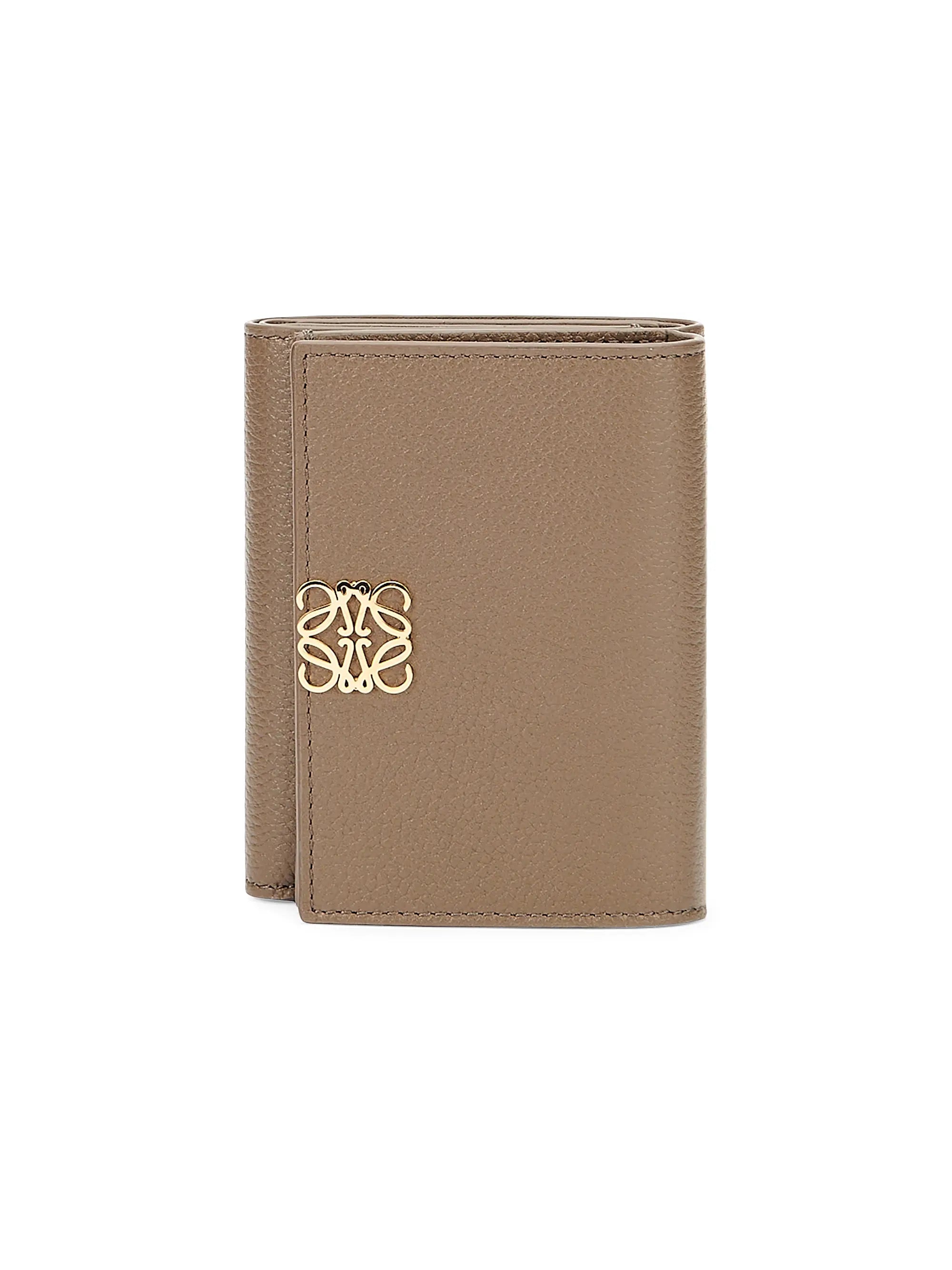 LOEWE Anagram Leather Trifold Wallet