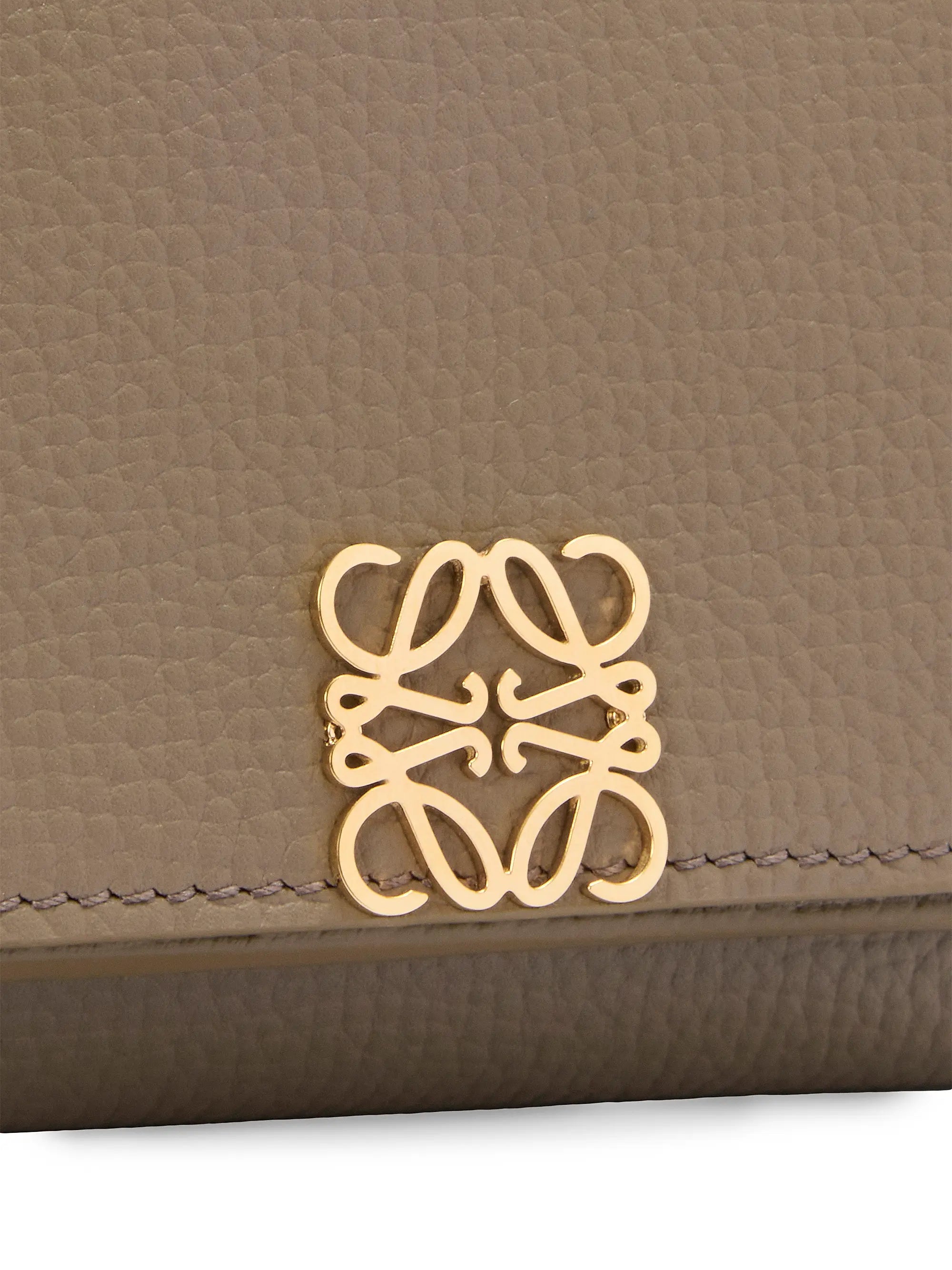 LOEWE Anagram Leather Trifold Wallet