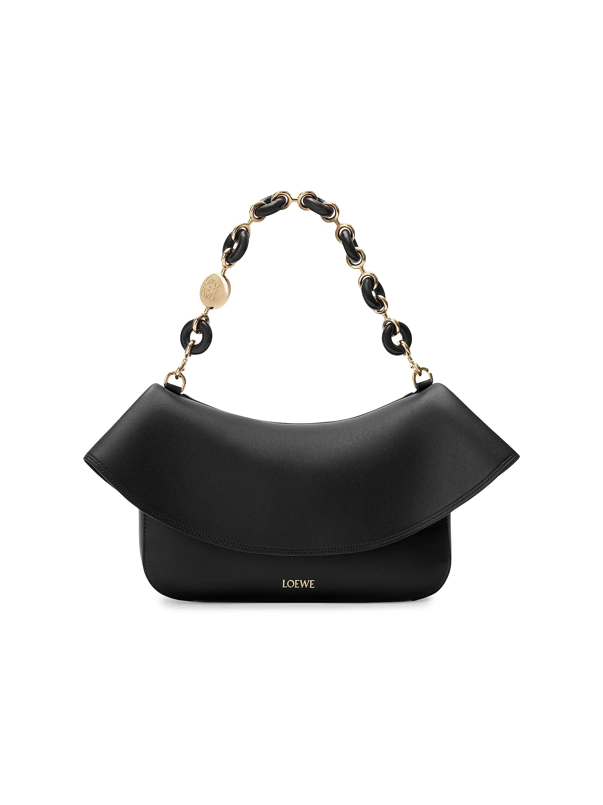 LOEWE Medium Ola Chain Leather Shoulder Bag