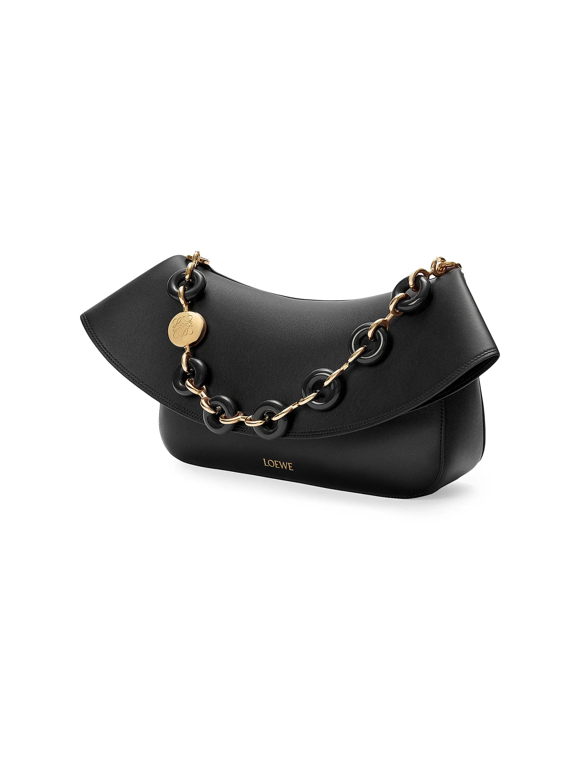 LOEWE Medium Ola Chain Leather Shoulder Bag