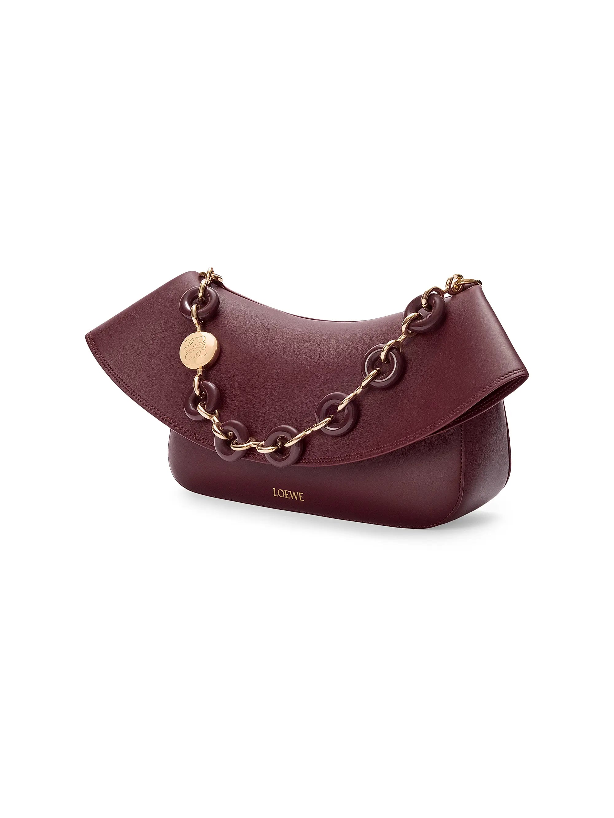 LOEWE Medium Ola Chain Leather Shoulder Bag
