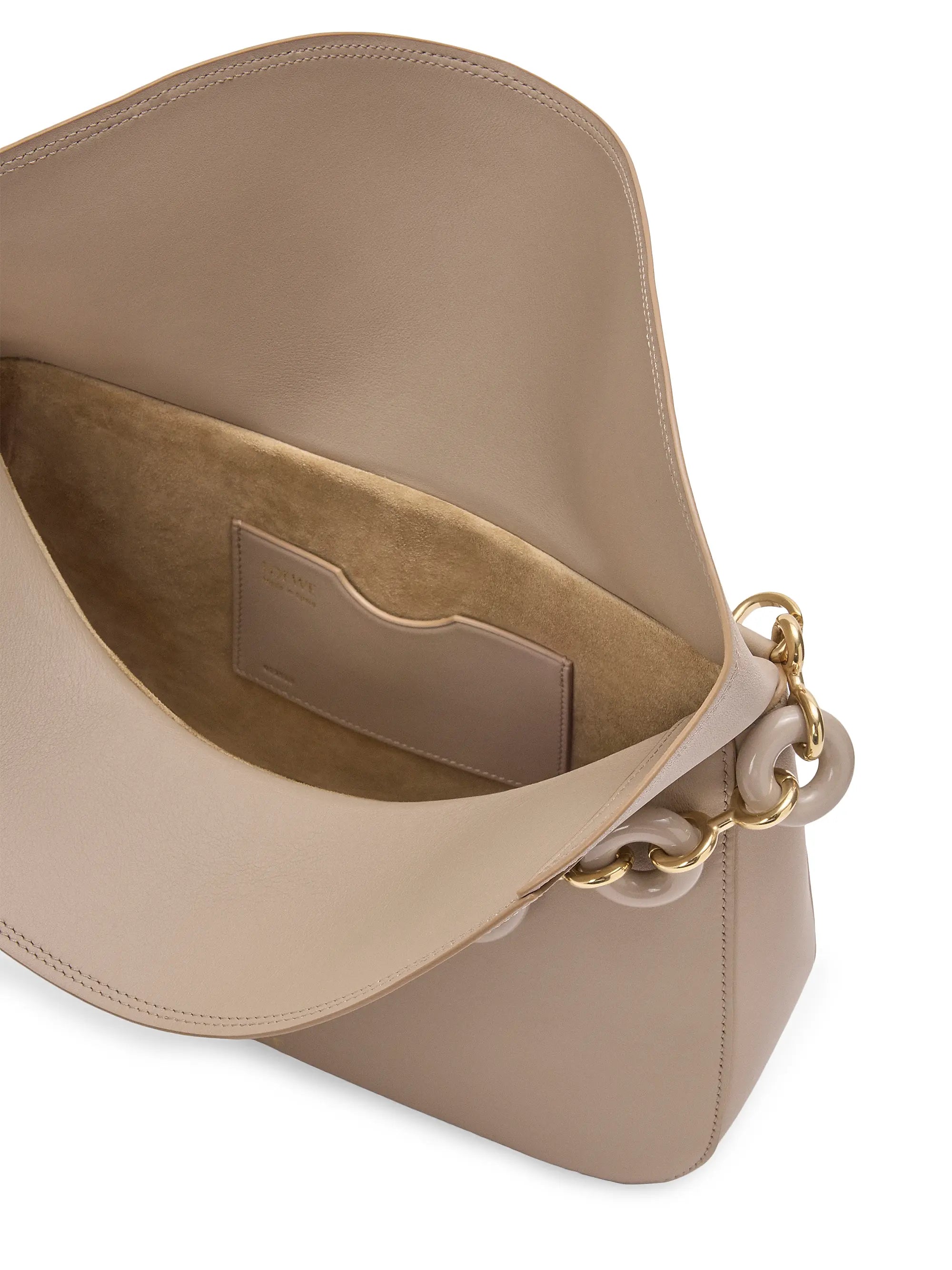 LOEWE Medium Ola Chain Leather Shoulder Bag