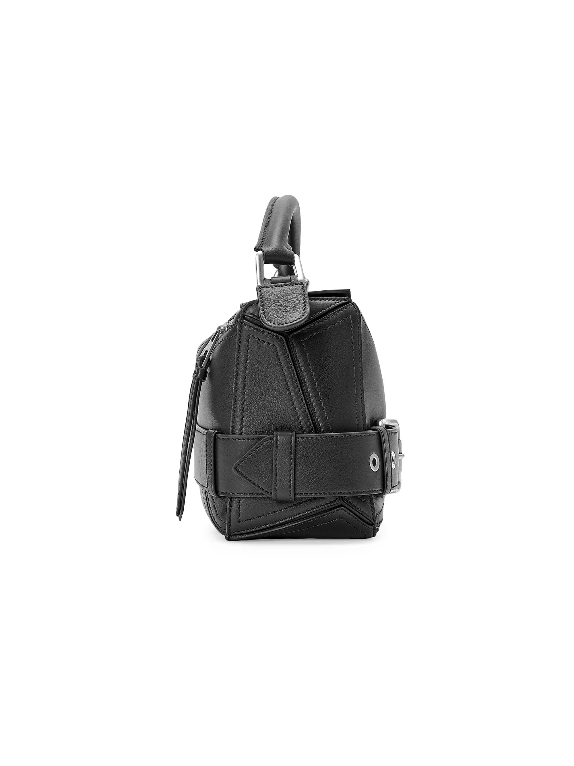 LOEWE Puzzle Biker Leather Top Handle Bag